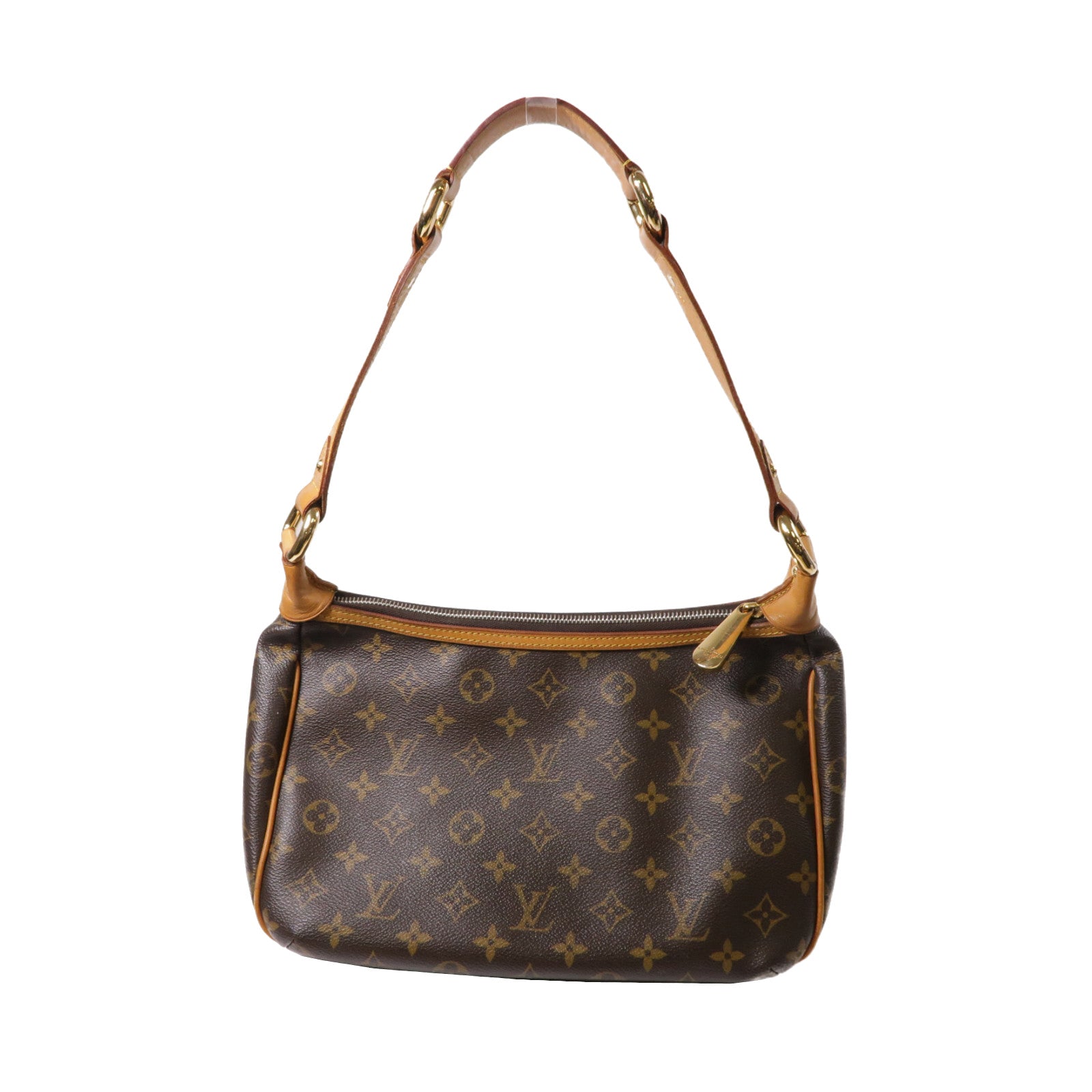 LOUIS VUITTON Monogram Tikal GM金扣肩背袋啡色