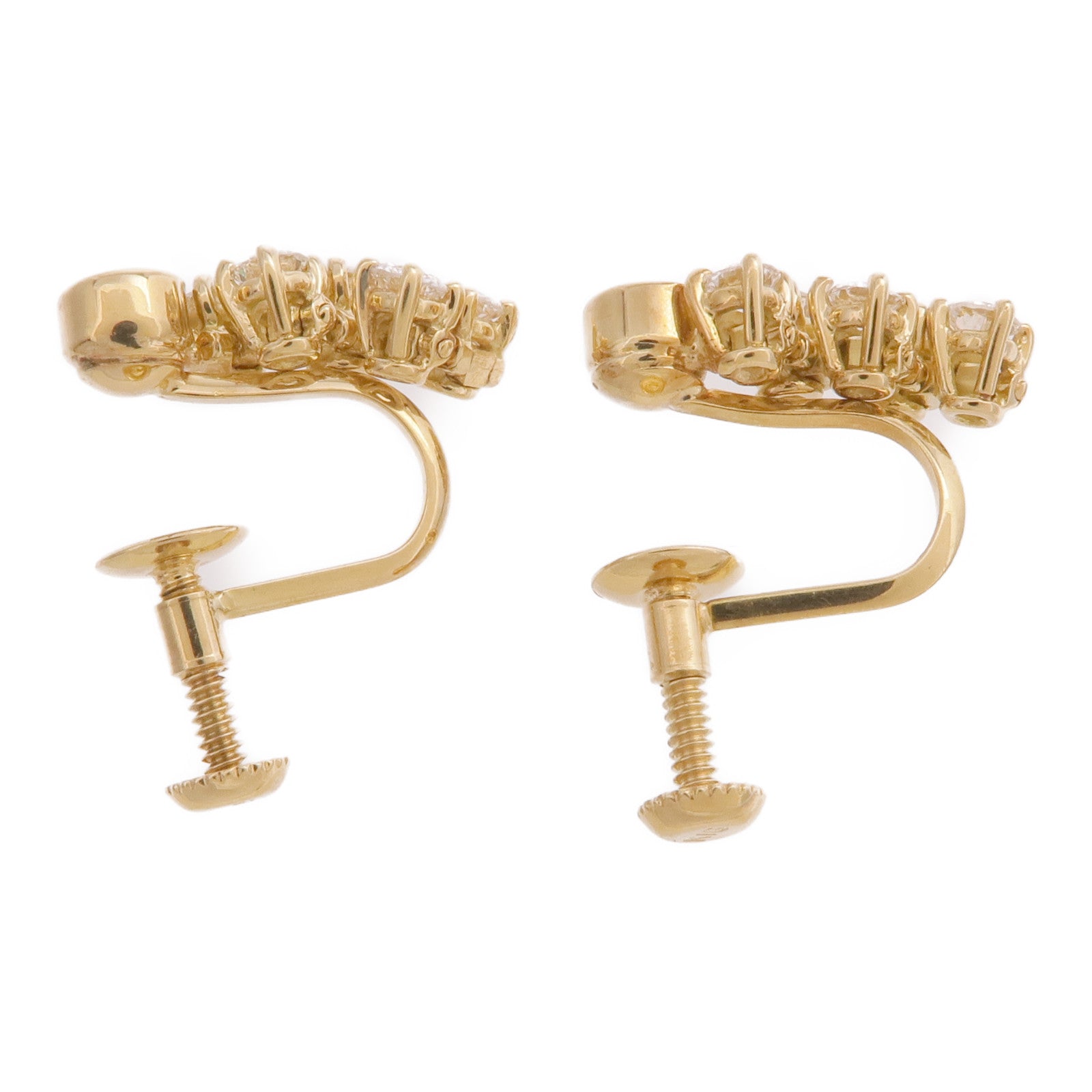 JEWELRY 18K黃金Diamond Earrings鑽石耳環