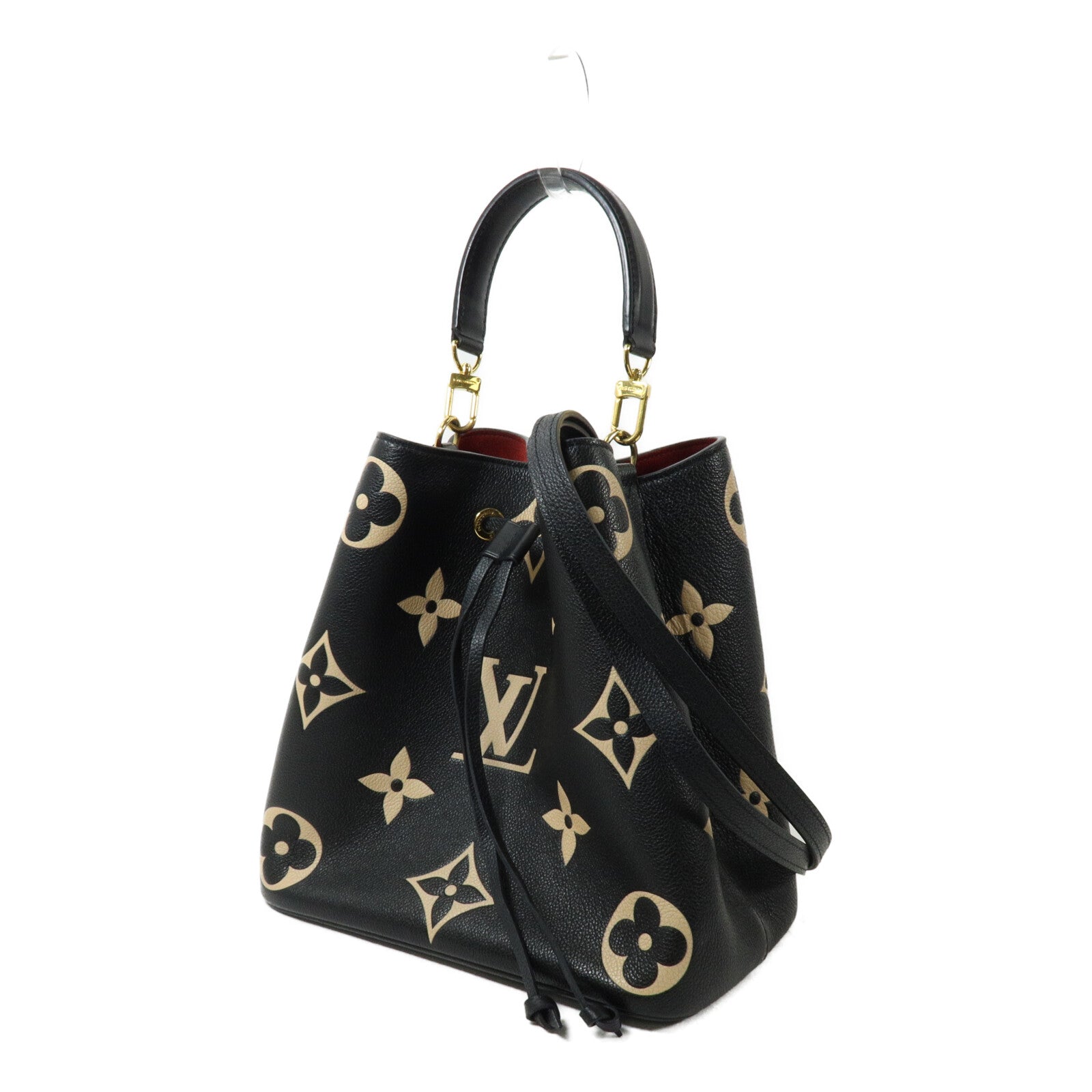 LOUIS VUITTON Monogram Empreinte Bicolor Neo Noe MM手挽肩背兩用袋
