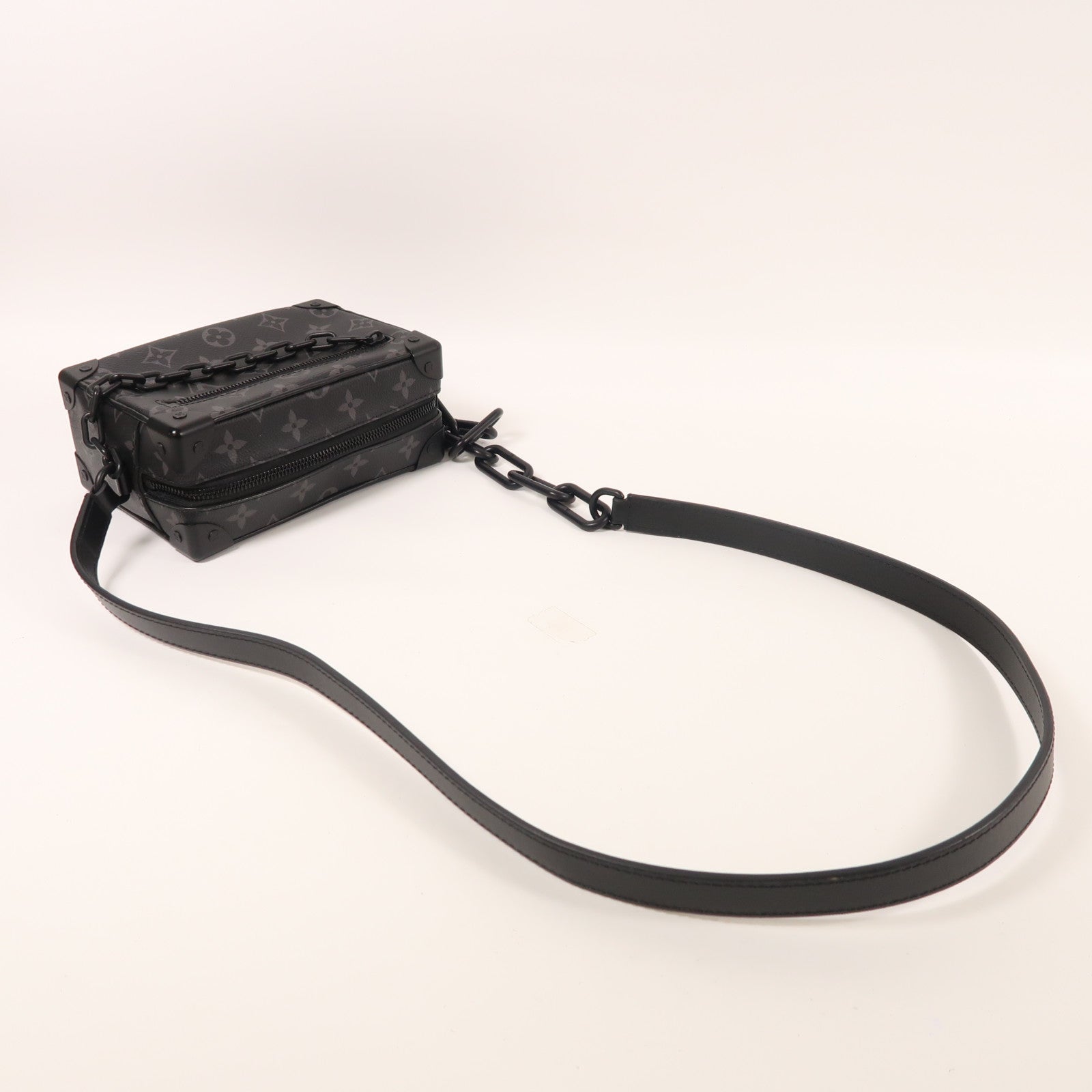 LOUIS VUITTON Monogram Eclipse Mini Soft Trunk肩背袋