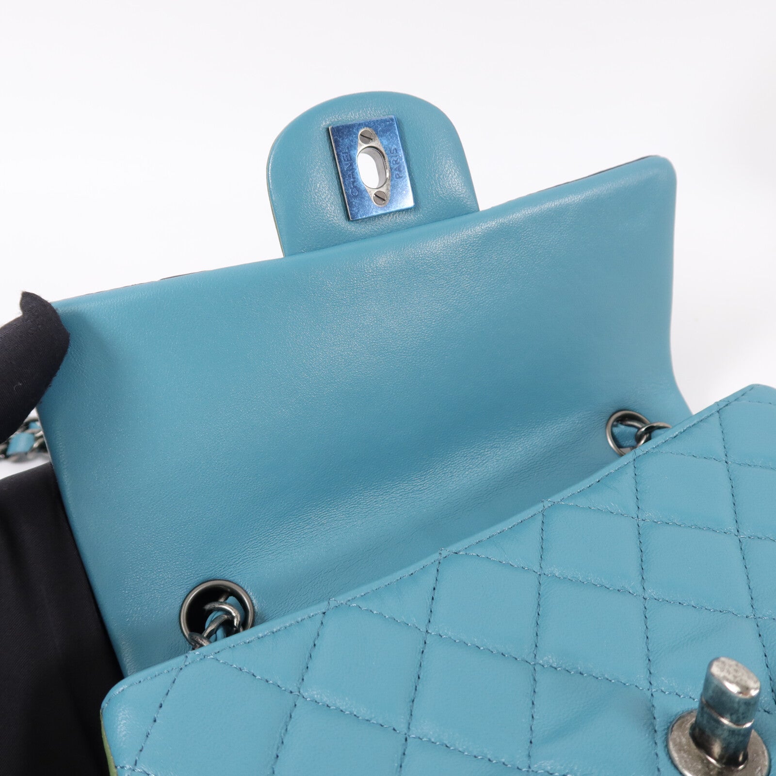 CHANEL 羊皮皮革Mini Classic 20鏈帶肩背袋