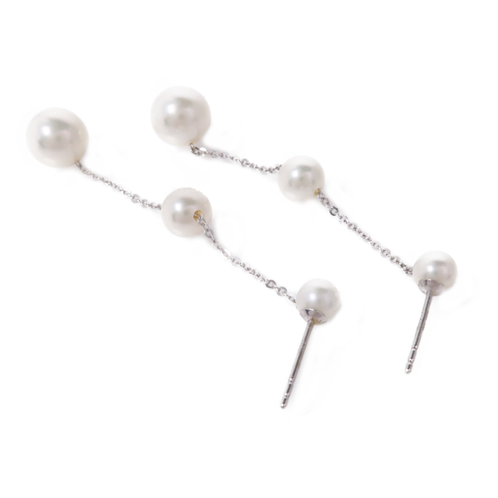 JEWELRY 14K白金Pearl Earrings珍珠耳環