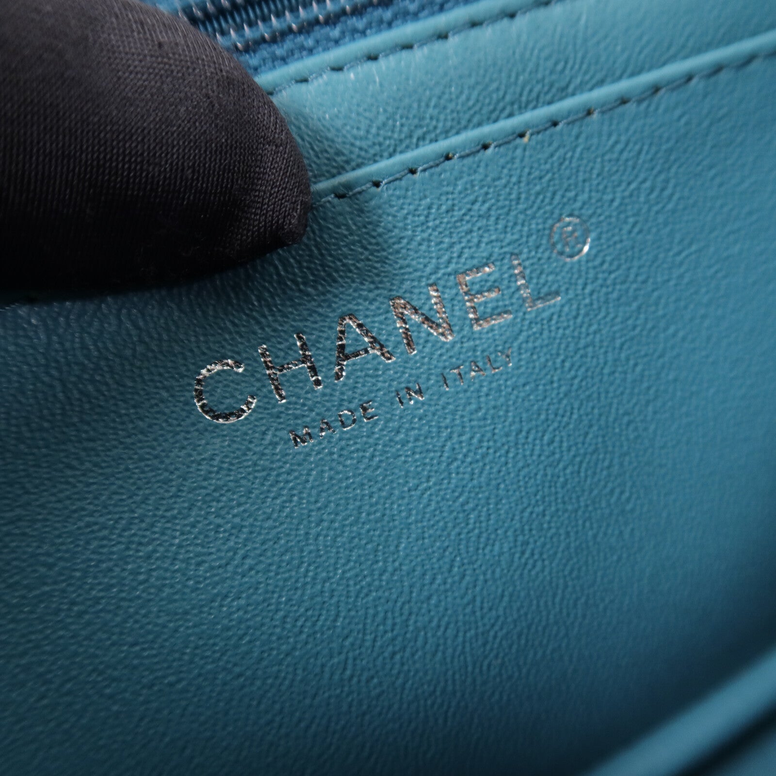 CHANEL 羊皮皮革Mini Classic 20鏈帶肩背袋