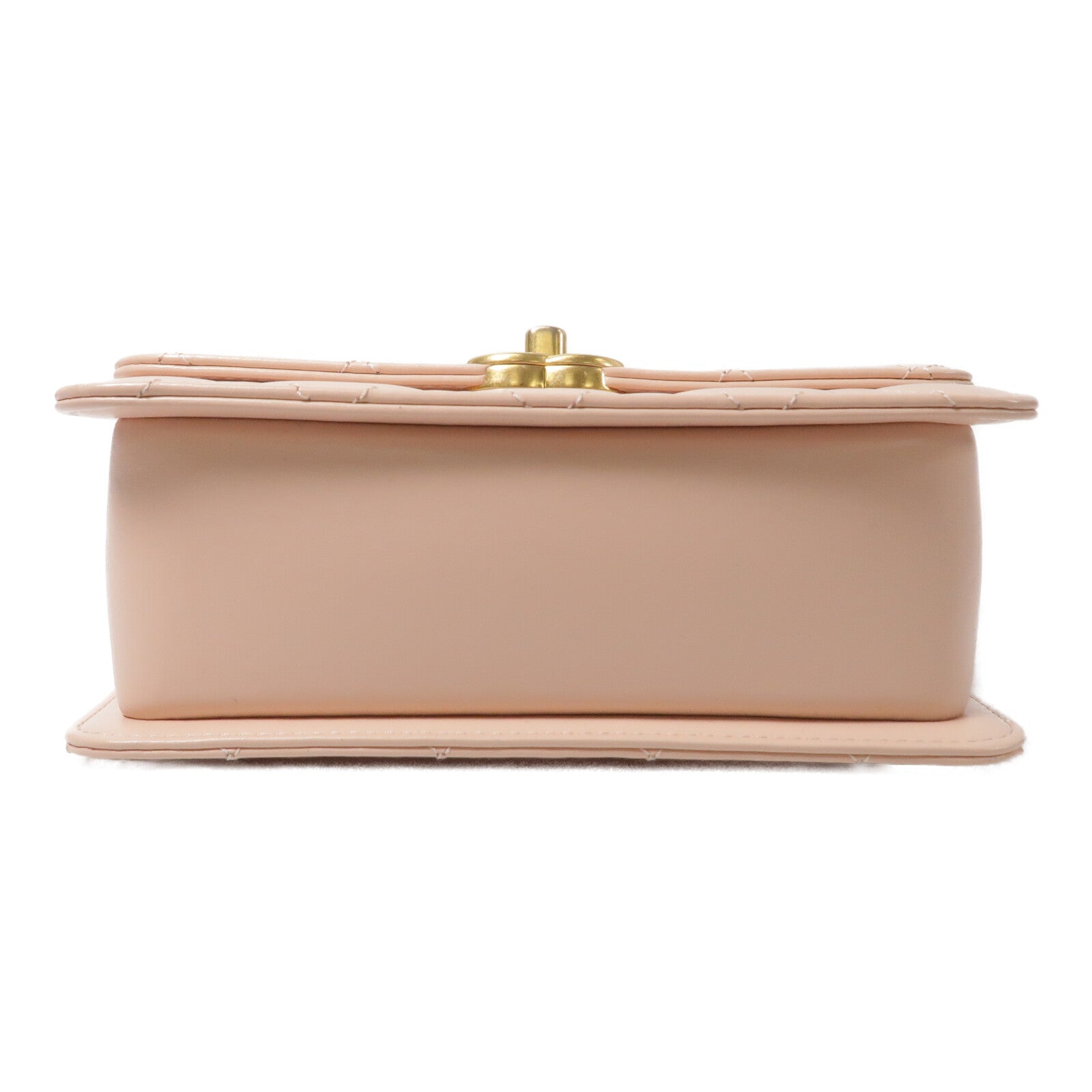 CHANEL 牛皮皮革Mini Flap Bag鏈帶肩背袋