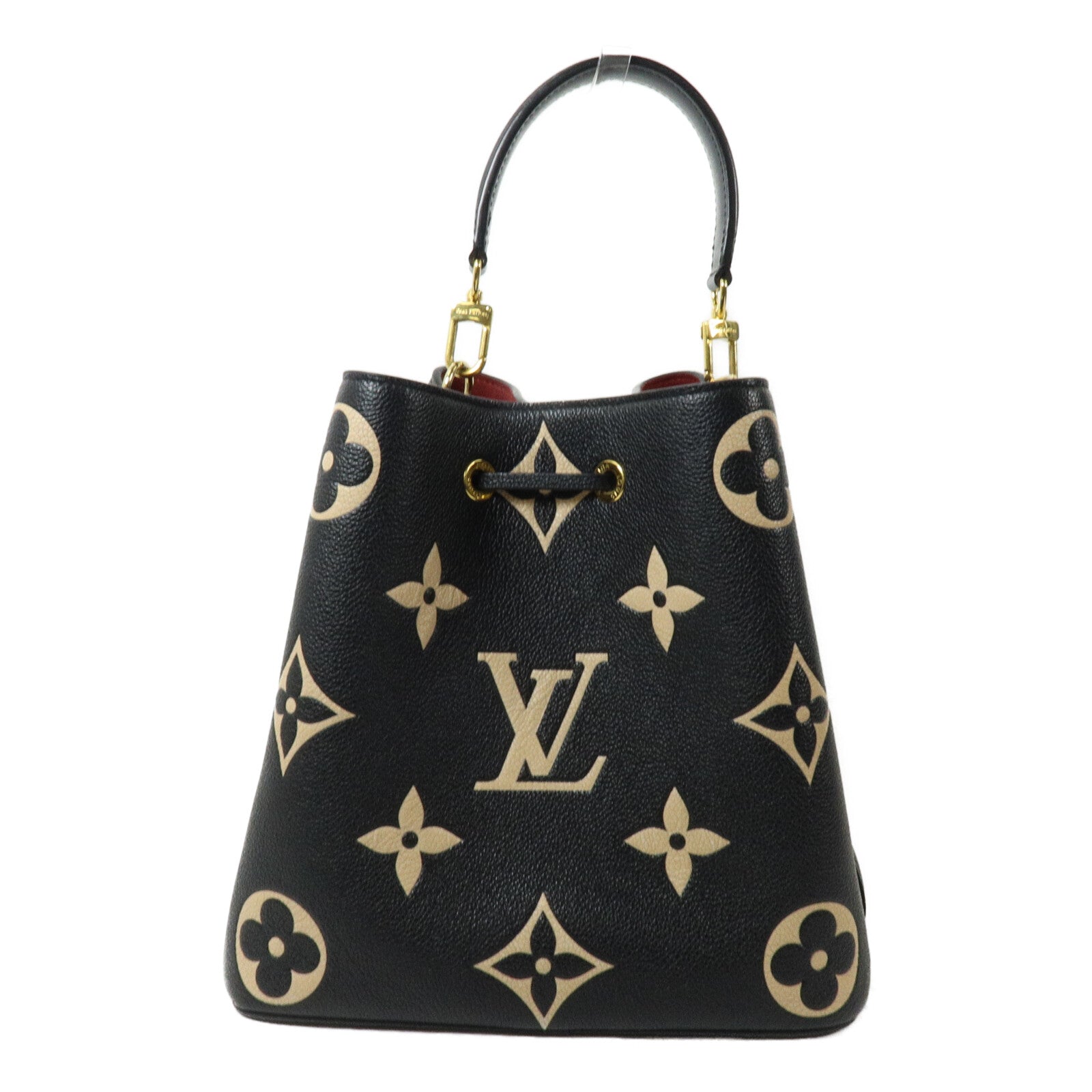 LOUIS VUITTON Monogram Empreinte Bicolor Neo Noe MM手挽肩背兩用袋