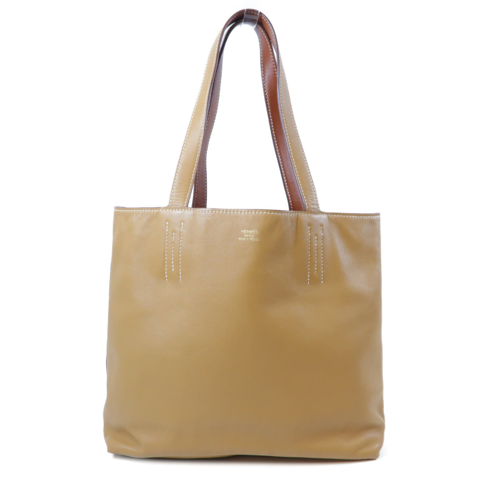 HERMES 【激減優惠】Swift皮革Double Sens 36肩背袋Camel駱駝色