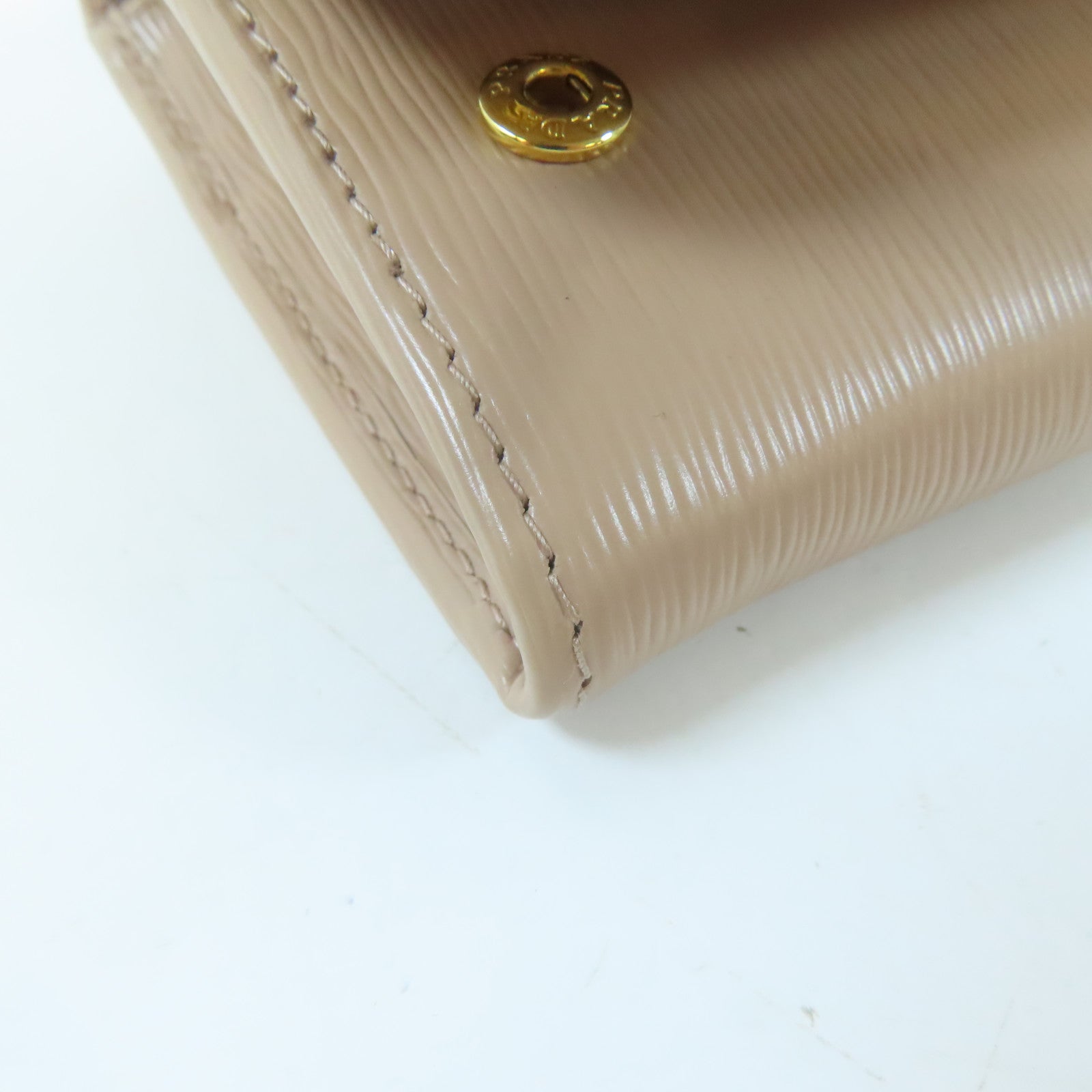 PRADA 牛皮皮革Long Wallet金扣長錢包粉紅色