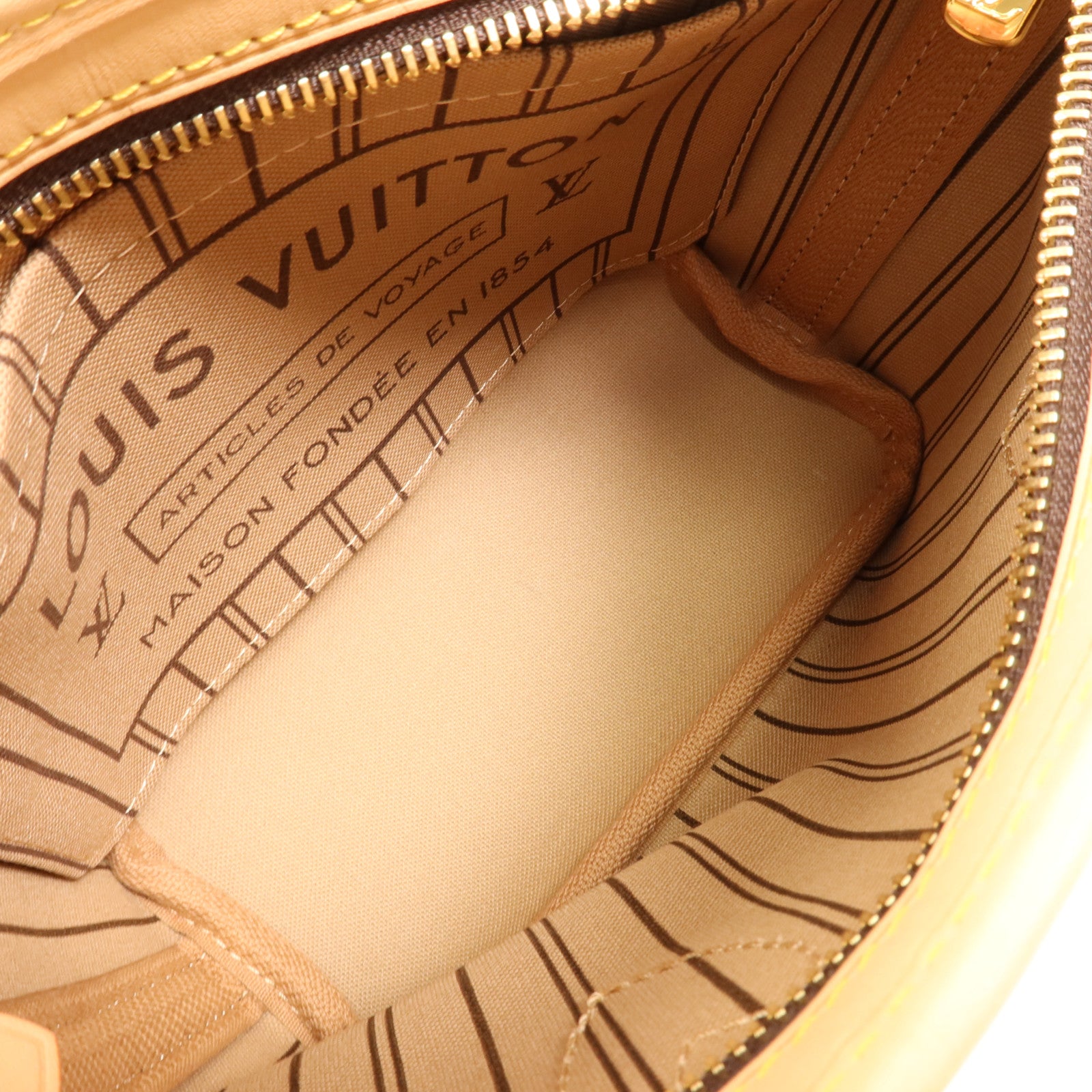 LOUIS VUITTON Monogram Neverfull BB金扣手挽肩背兩用袋