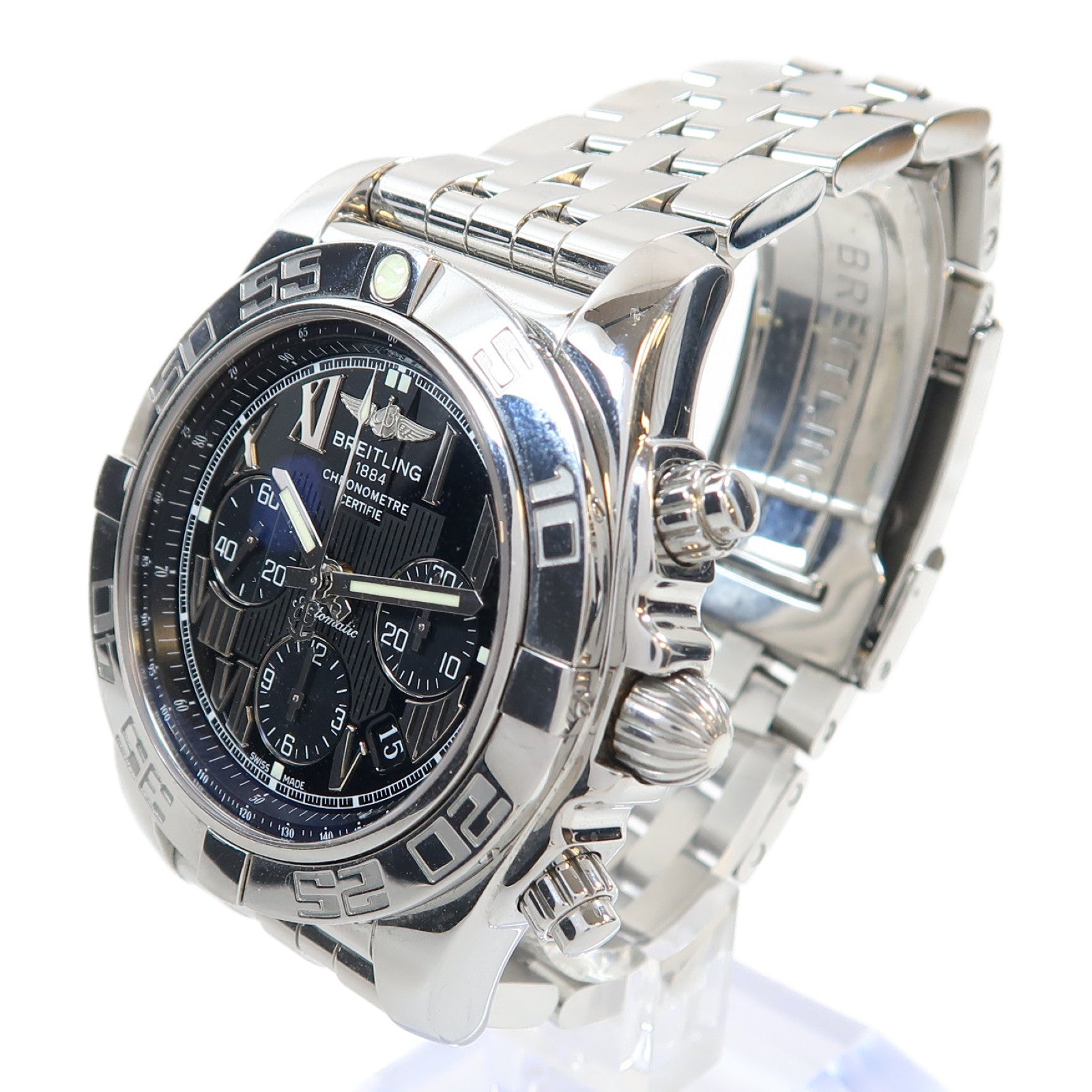 BREITLING Chronomat不鏽鋼手錶自動機芯黑色