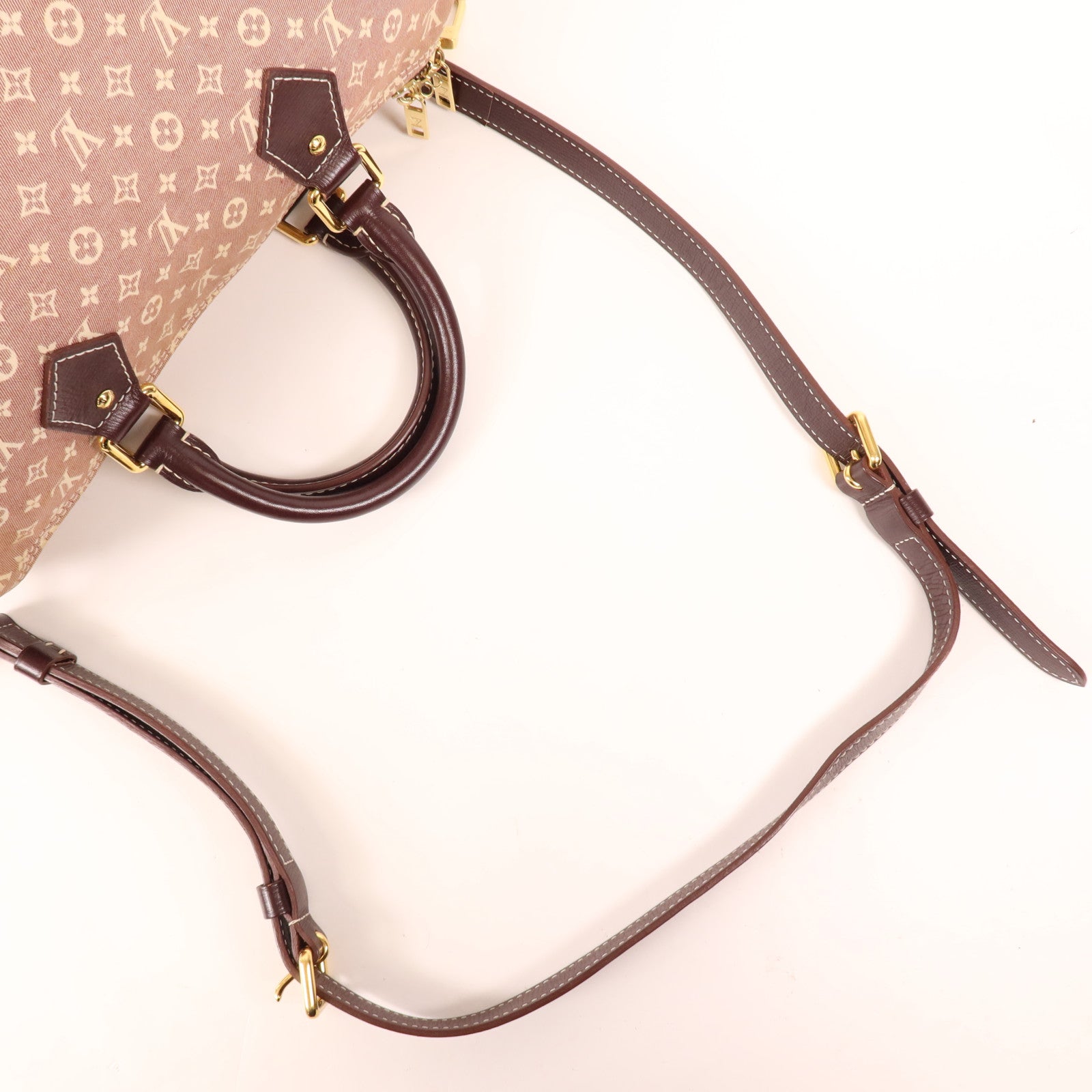 LOUIS VUITTON Monogram Idylle Speedy Bandouliere 30金扣手挽肩背兩用袋