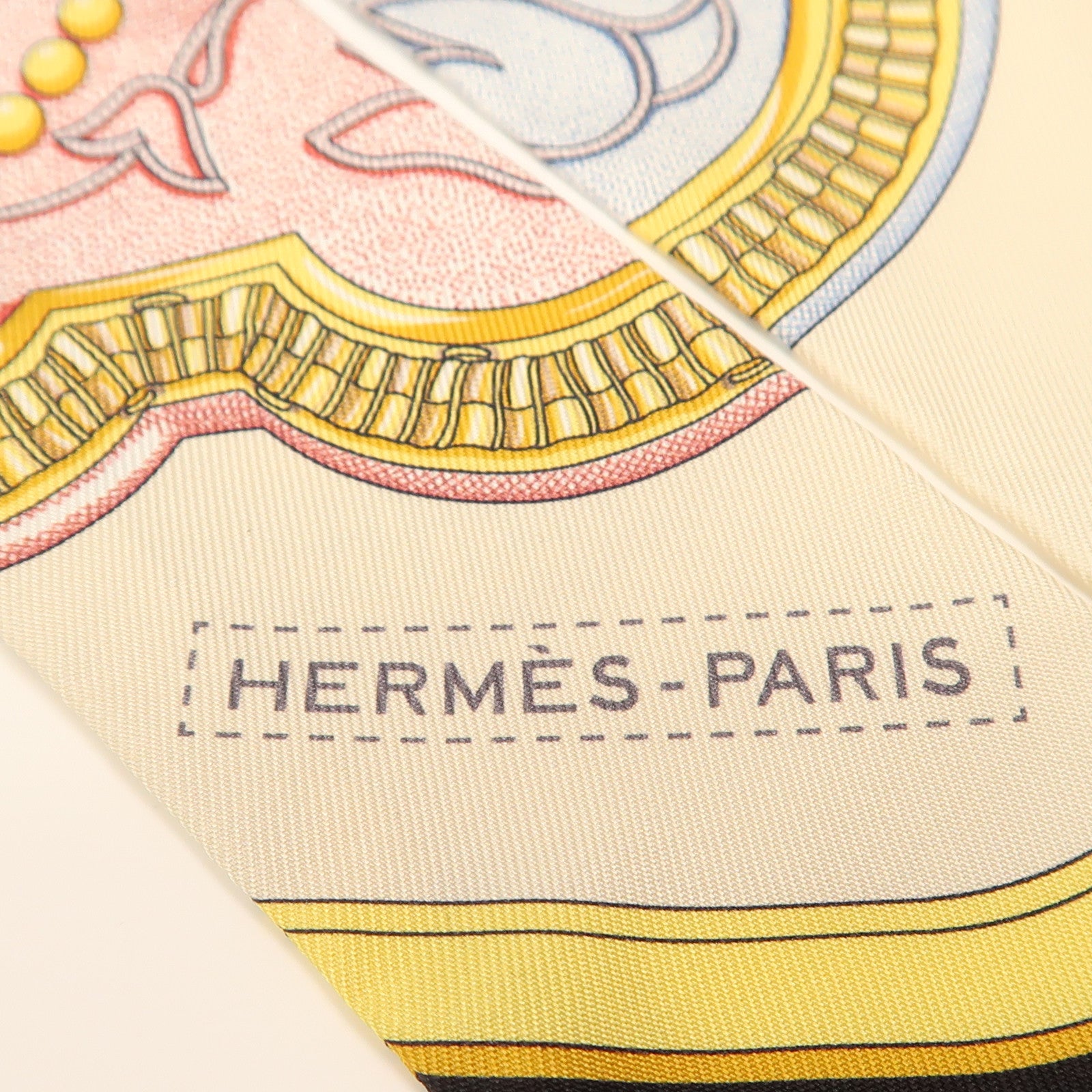 HERMES 絲質Twilly絲巾