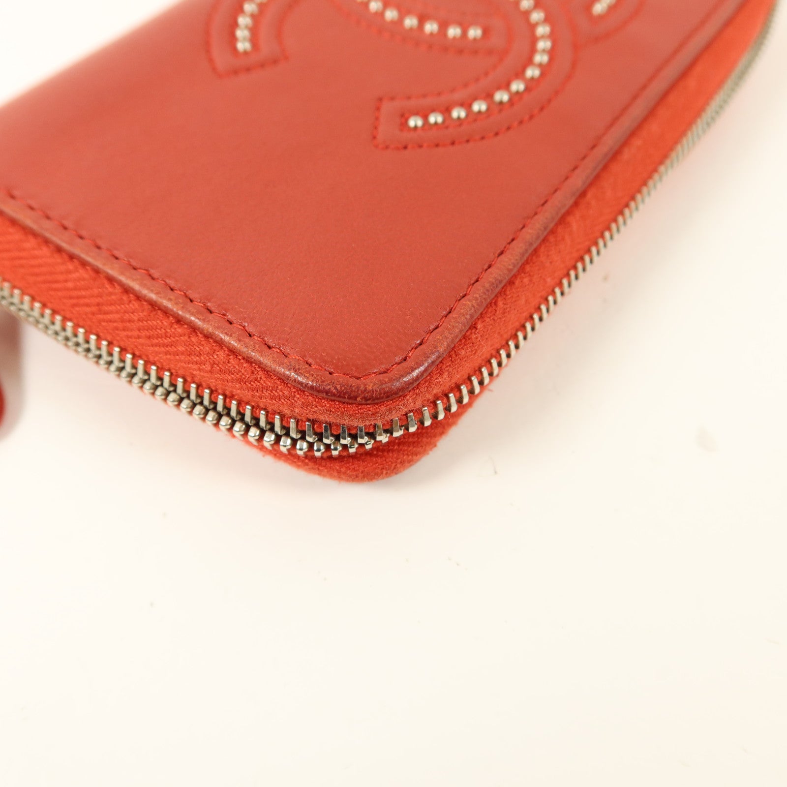 CHANEL 牛皮皮革Zipper Wallet錢包