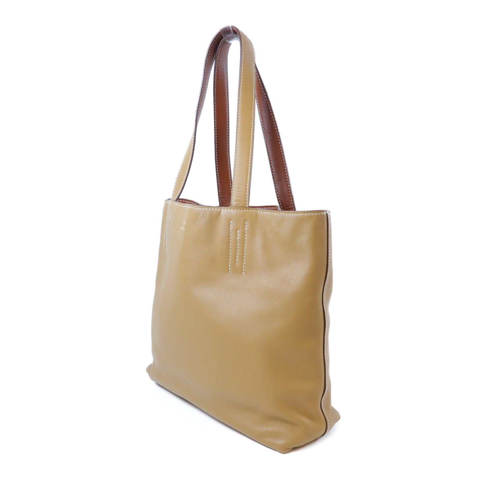 HERMES 【激減優惠】Swift皮革Double Sens 36肩背袋Camel駱駝色