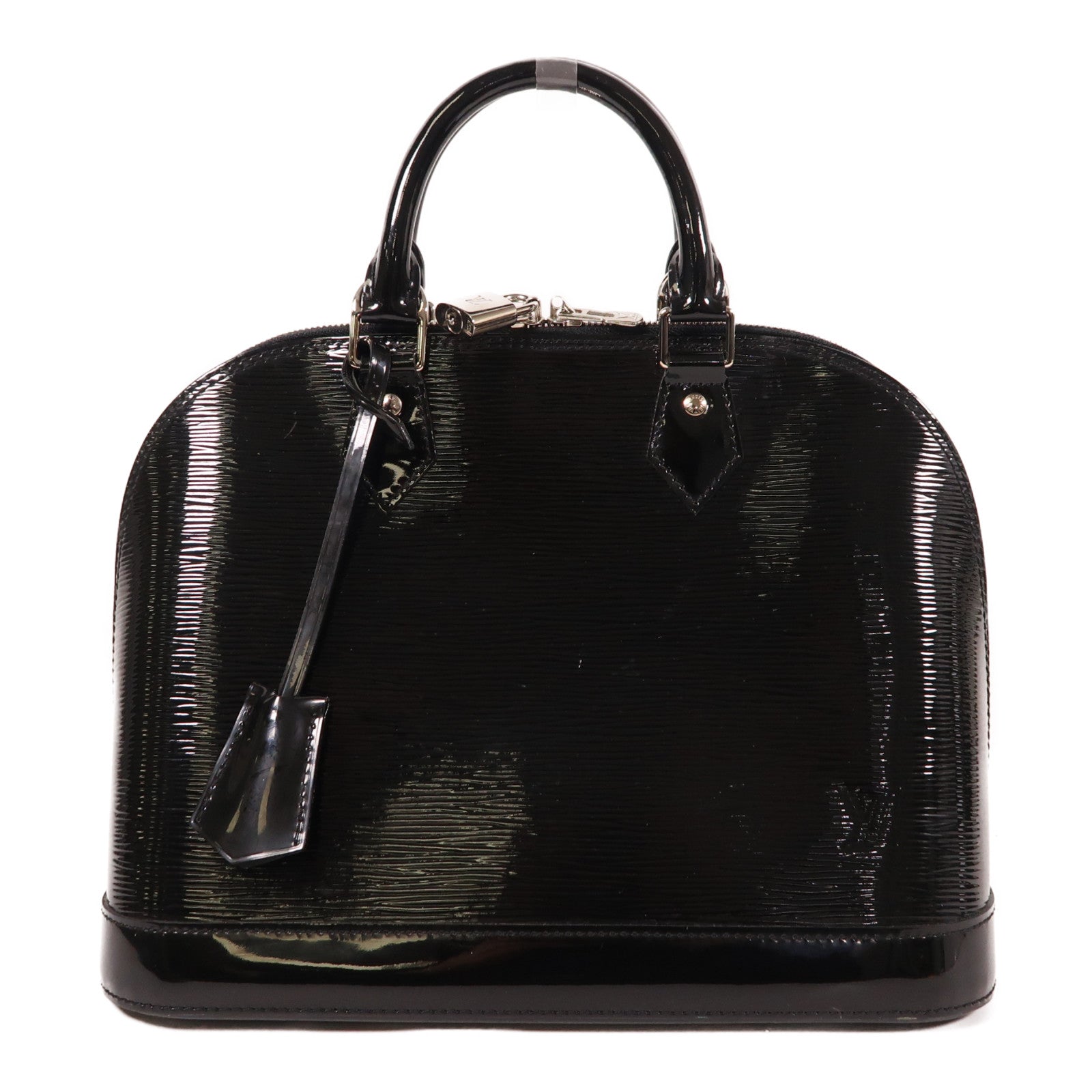 LOUIS VUITTON 【激減優惠】Epi Electric Alma PM銀扣手挽袋黑色