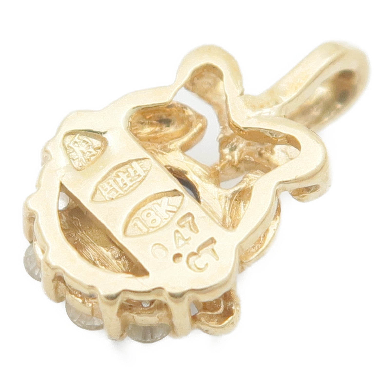 JEWELRY 18K黃金Sapphire Pendant Top藍寶石吊墜