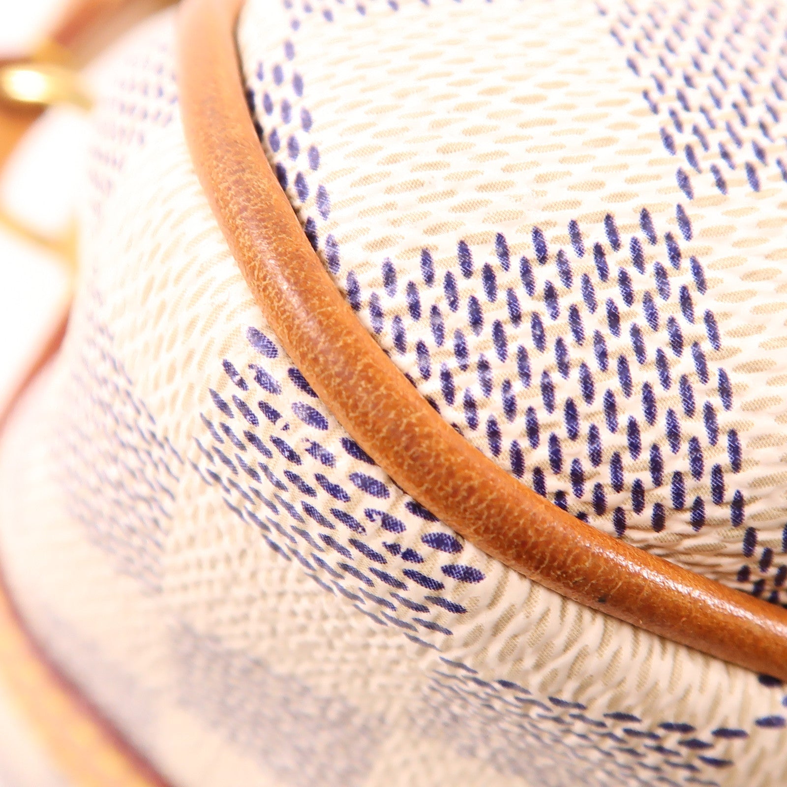 LOUIS VUITTON 【激減優惠】Damier Azur Stresa PM金扣肩背袋