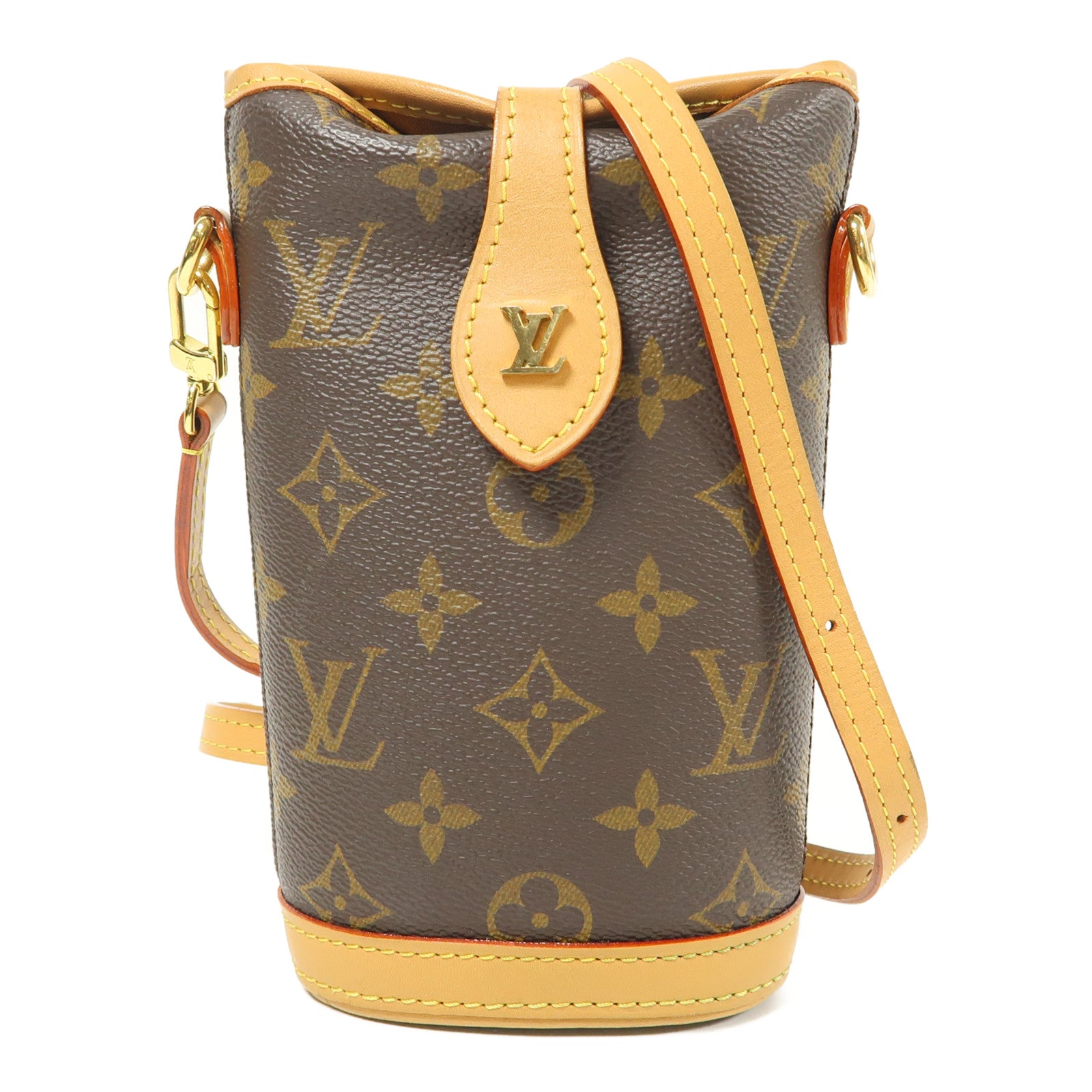 LOUIS VUITTON Monogram Fold Me Pouch金扣肩背袋