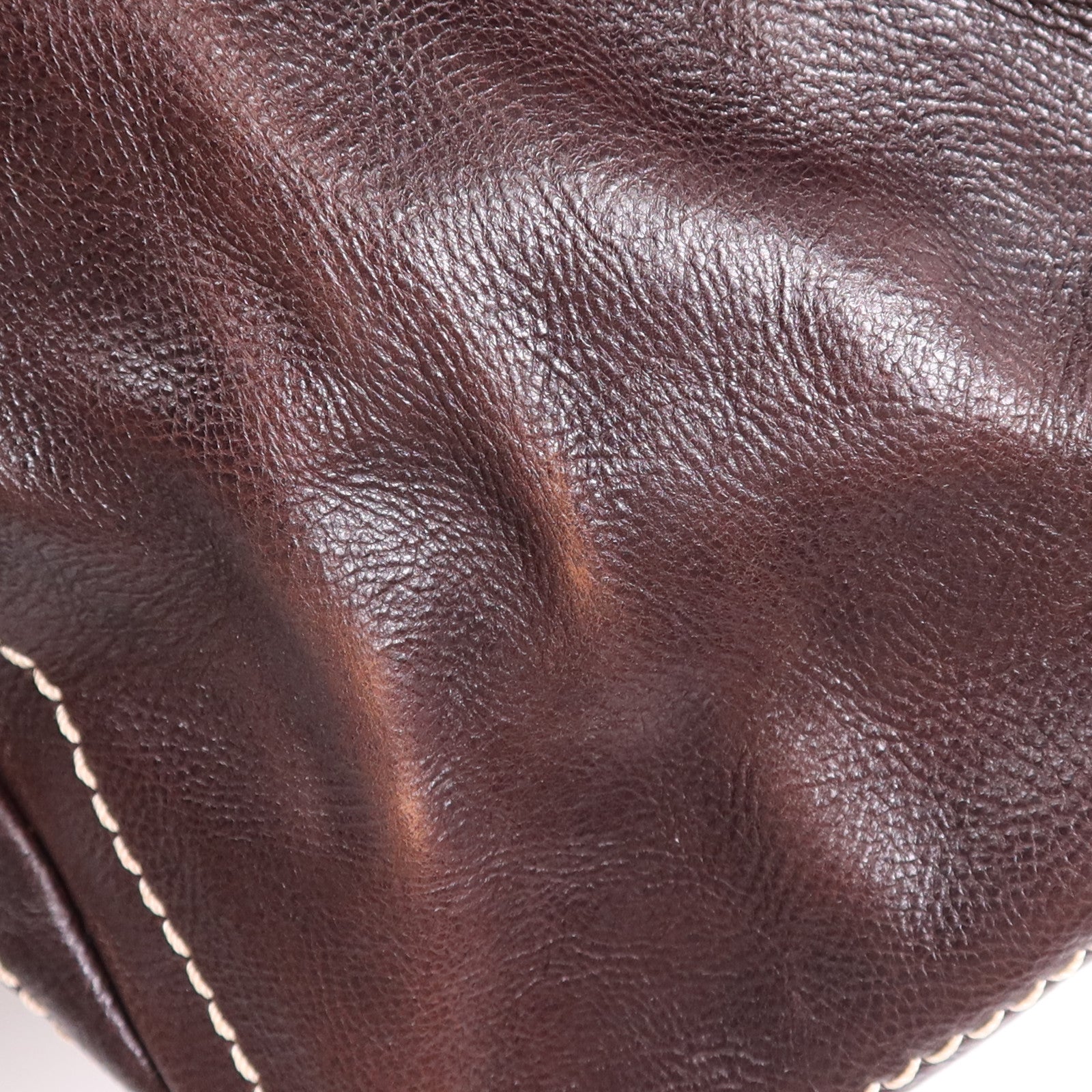 CELINE 牛皮皮革Bowling Bag金扣肩背袋