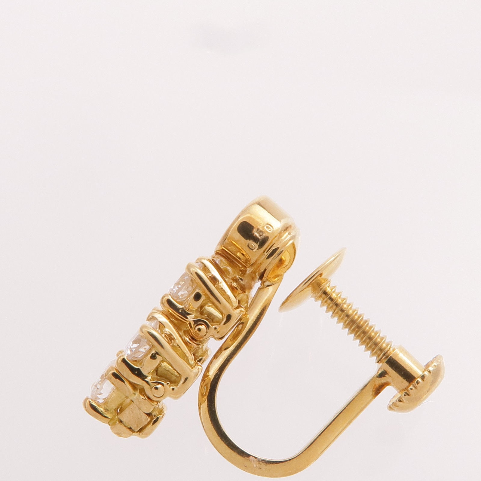 JEWELRY 【激減優惠】18K黃金Diamond Earrings鑽石耳環