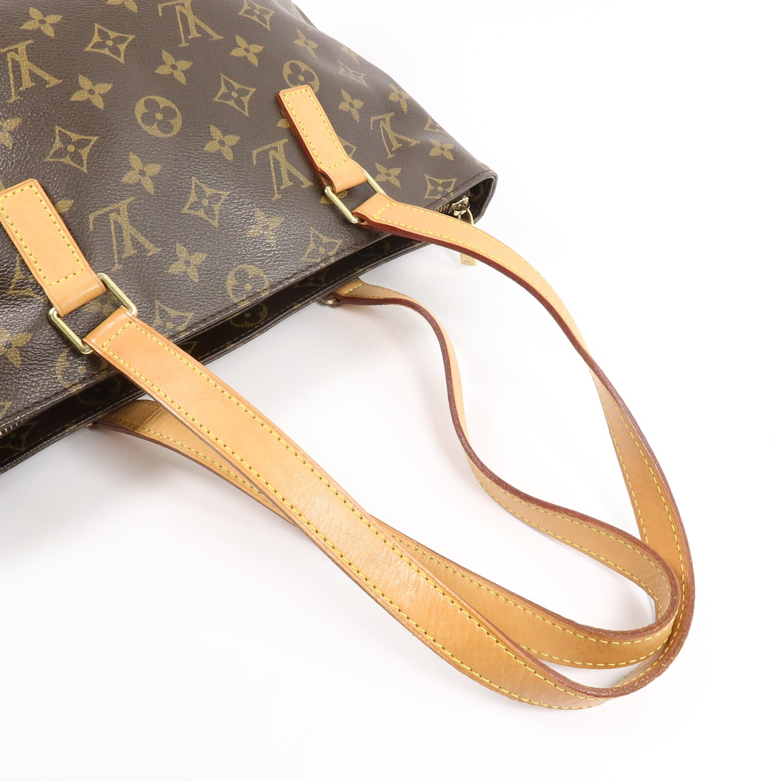 LOUIS VUITTON Monogram Cabas Piano金扣肩背袋