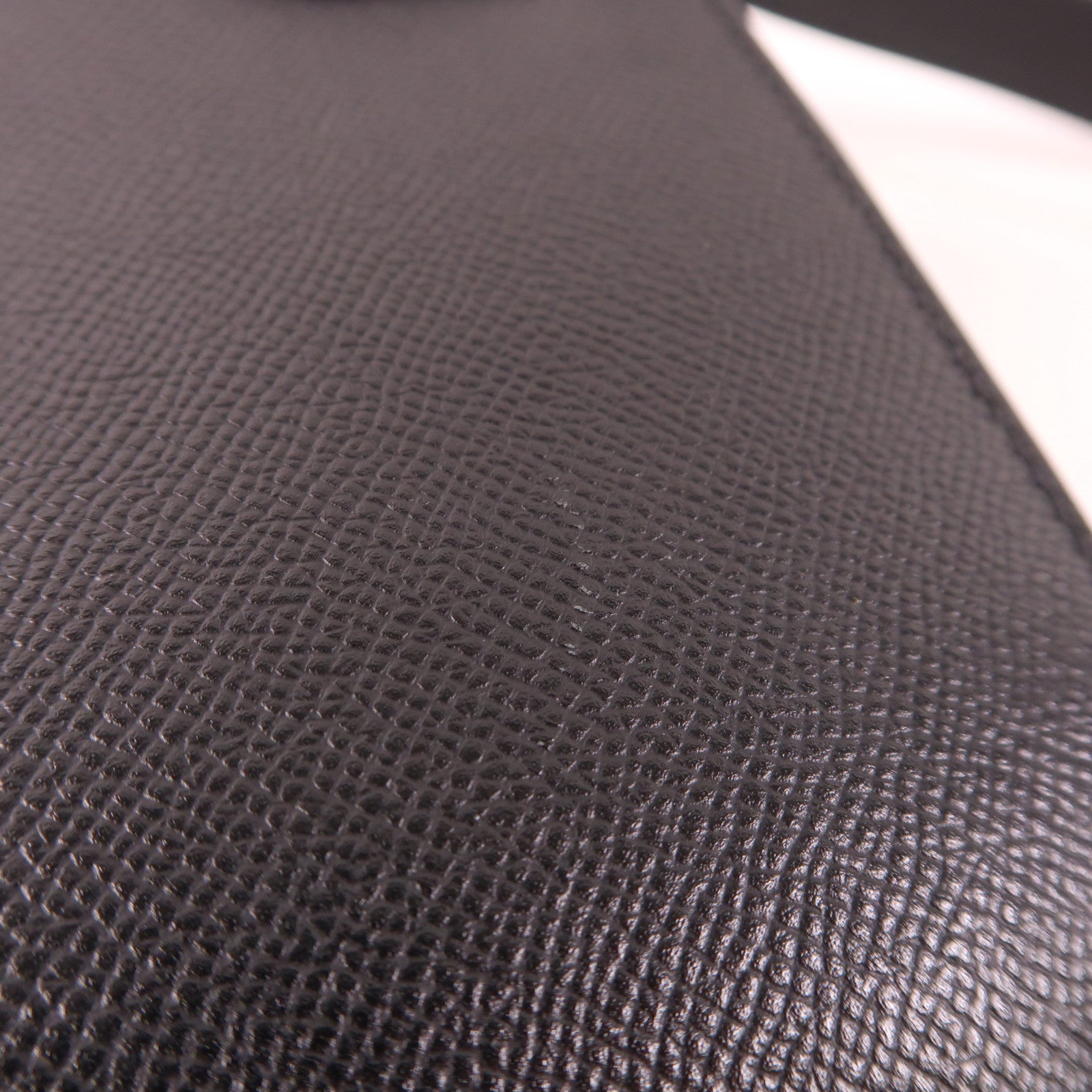 HERMES Epsom皮革Kelly Depeches 25金扣手拿包Noir