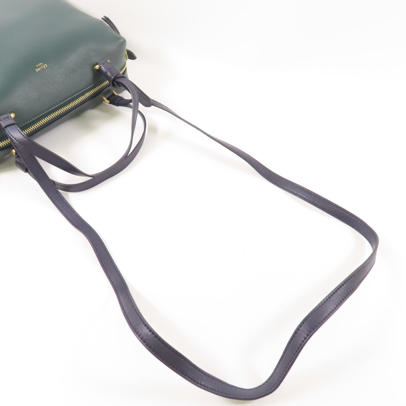 CELINE 牛皮皮革Soft Cube金扣手挽肩背兩用袋