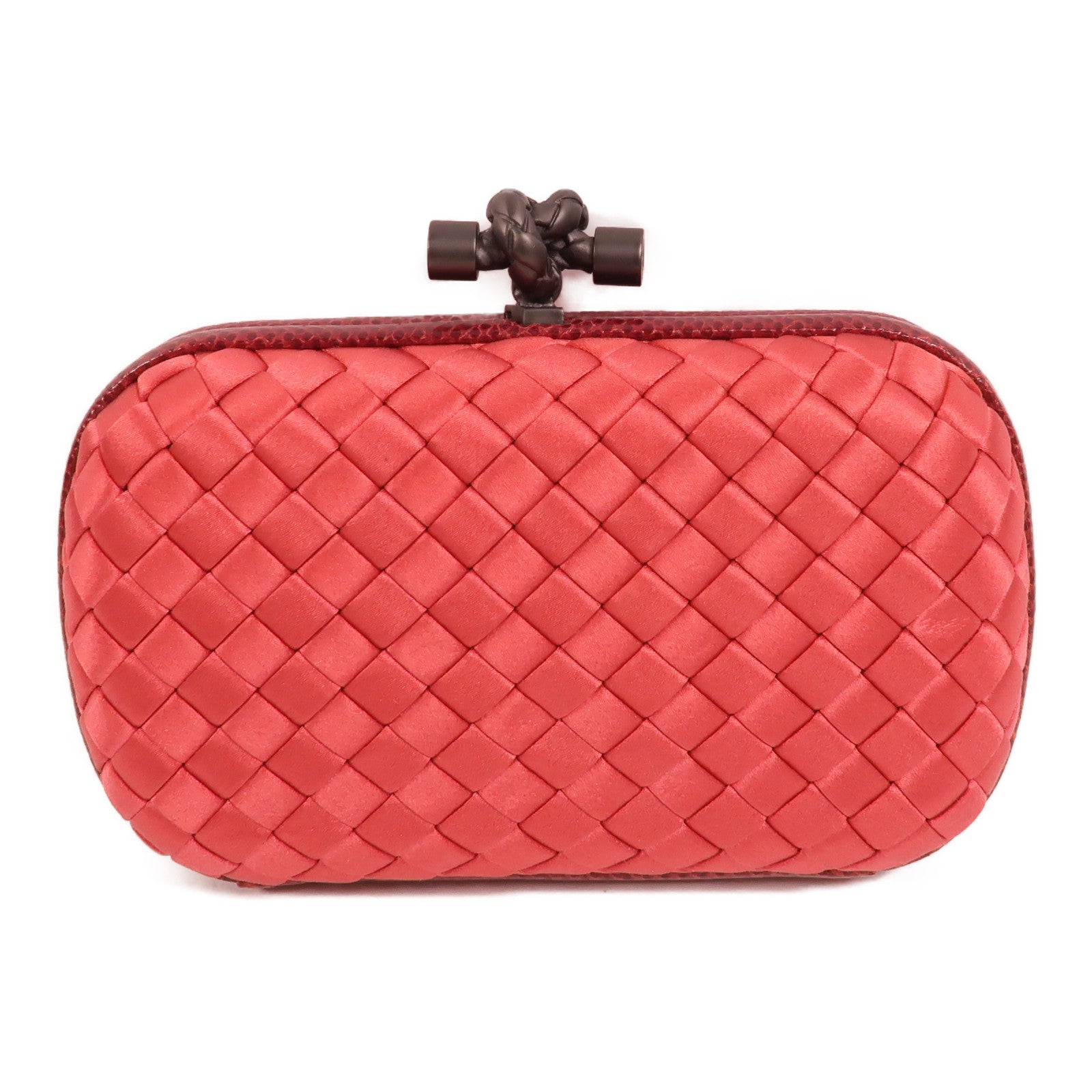 BOTTEGA VENETA Satin Knot Clutch手拿包