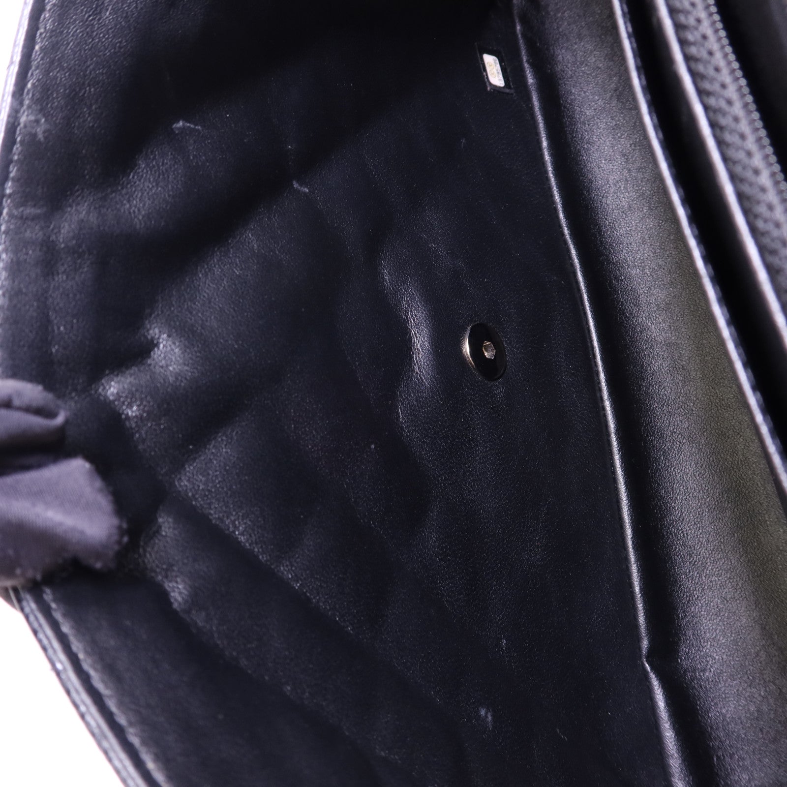 CHANEL 牛皮皮革Maxi Classic銀扣鏈帶肩背袋