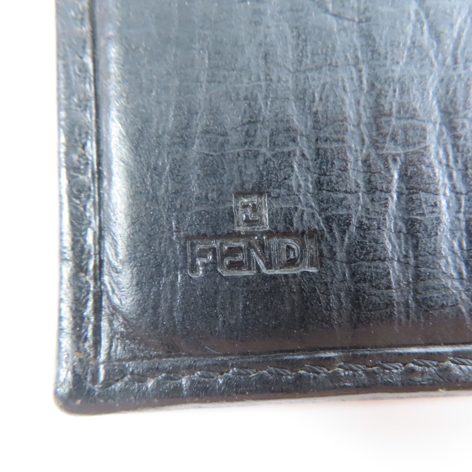 FENDI 牛皮皮革Wallet金扣錢包