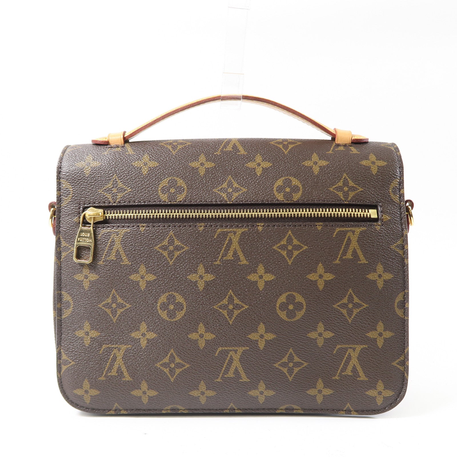 LOUIS VUITTON Monogram Pochette Metis金扣手挽肩背兩用袋啡色