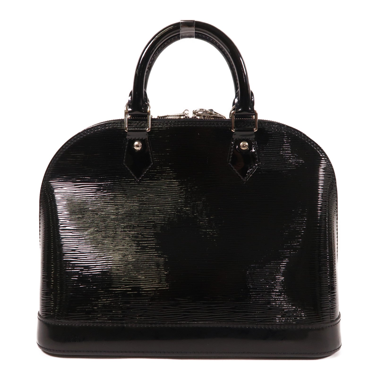 LOUIS VUITTON 【激減優惠】Epi Electric Alma PM銀扣手挽袋黑色