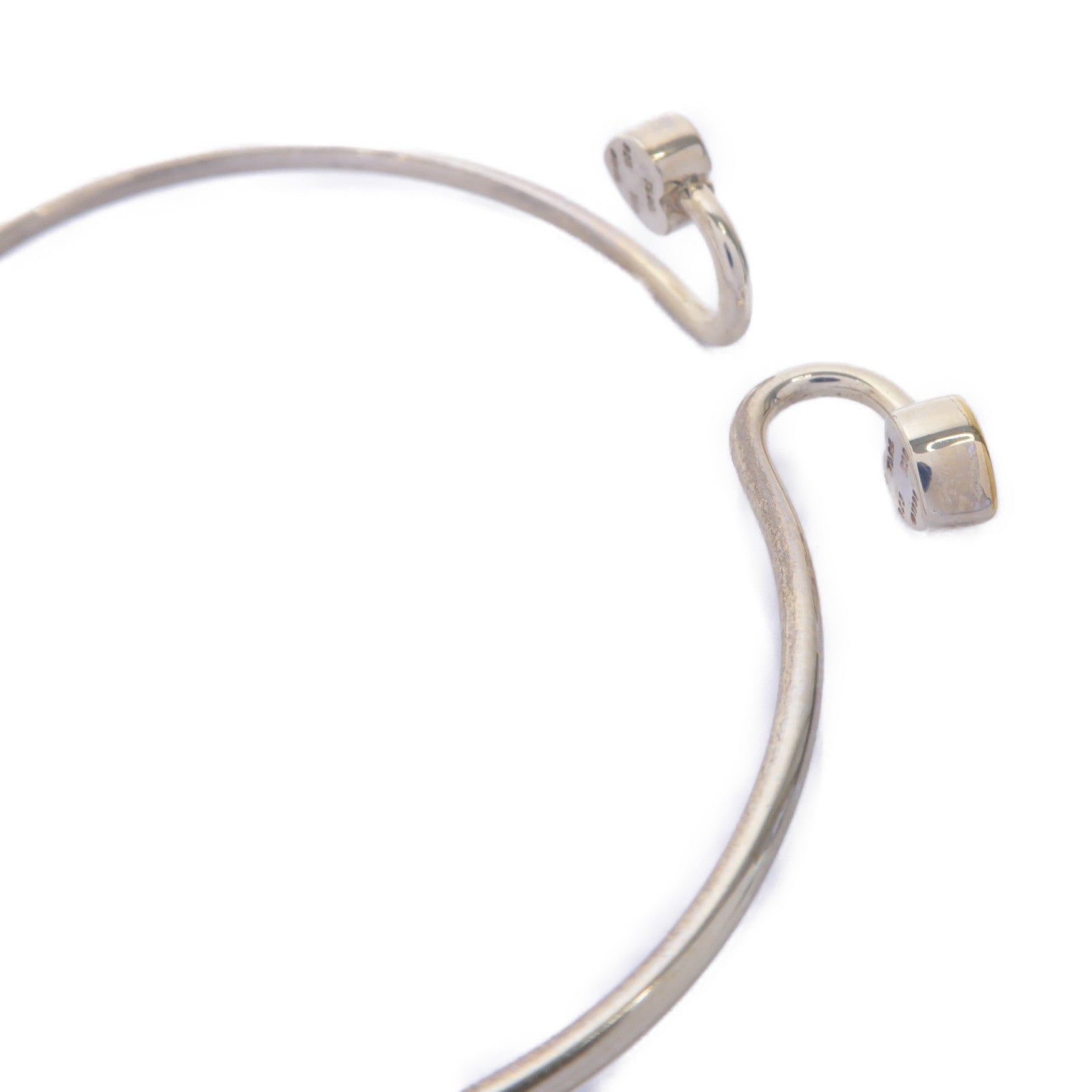 TIFFANY＆CO 18K黄金/925純銀Double Heart Bracelet手鐲