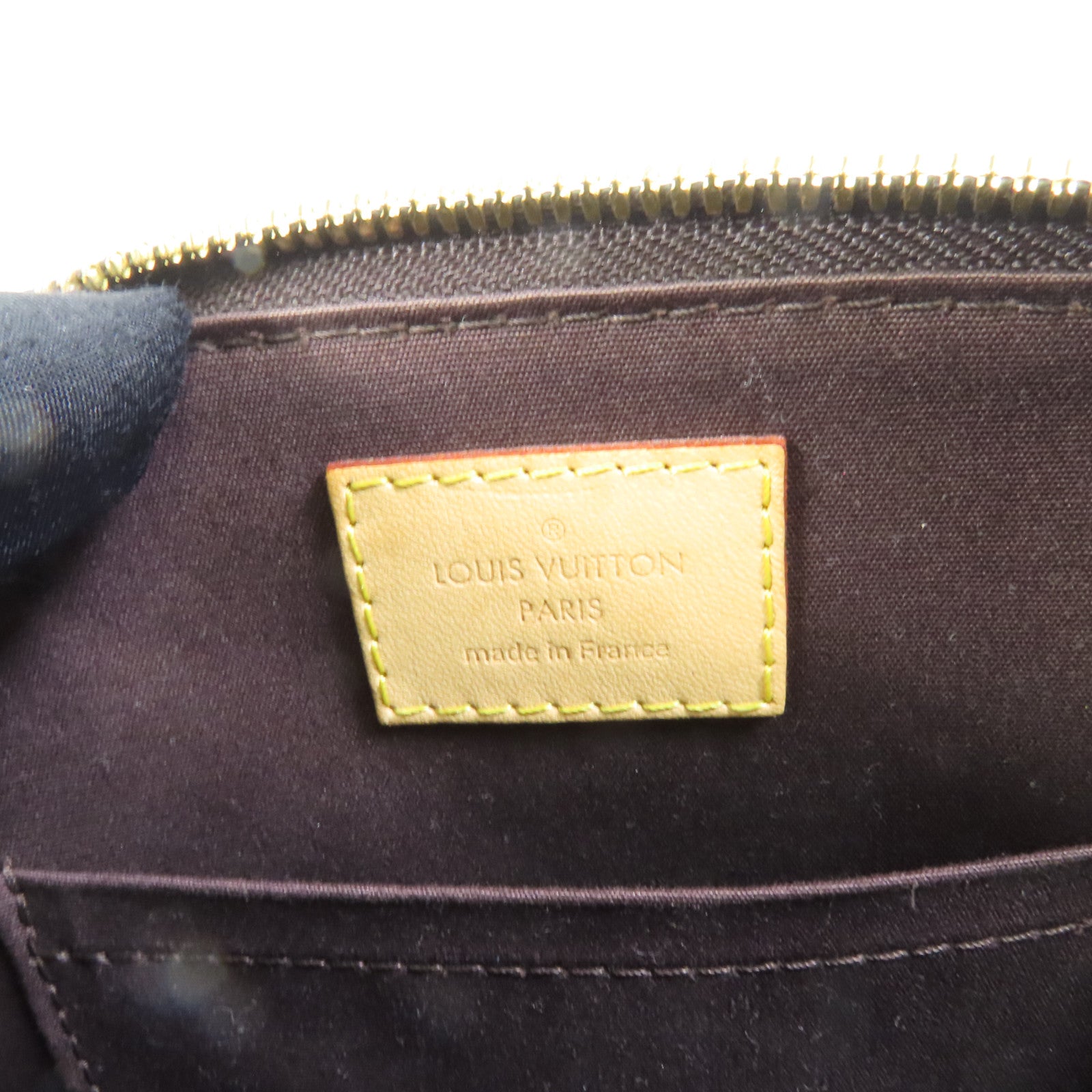 LOUIS VUITTON Vernis Alma BB金扣手挽肩背兩用袋