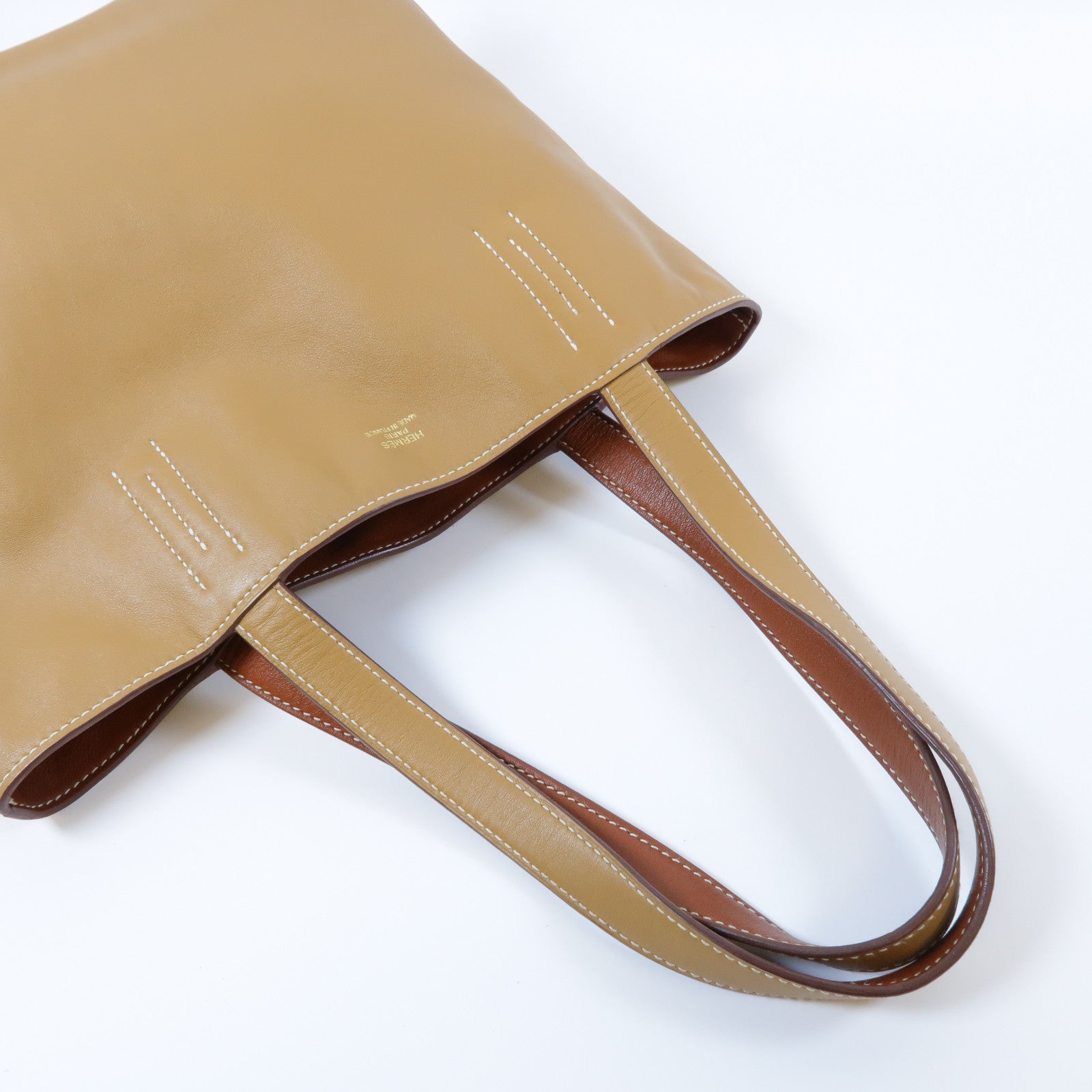HERMES 【激減優惠】Swift皮革Double Sens 36肩背袋Camel駱駝色