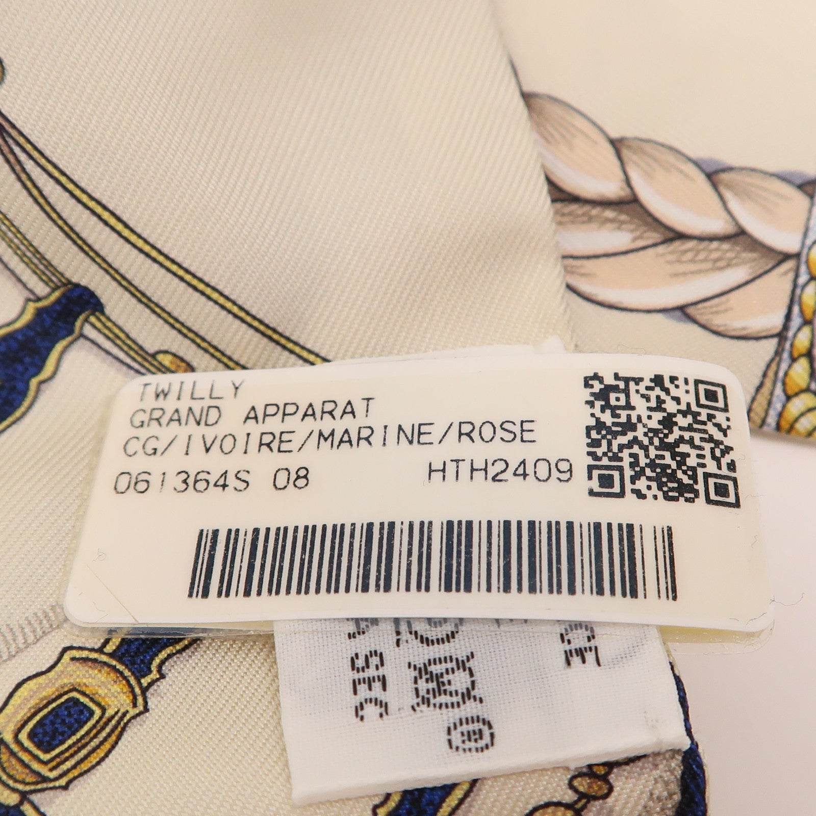HERMES 絲質Twilly絲巾