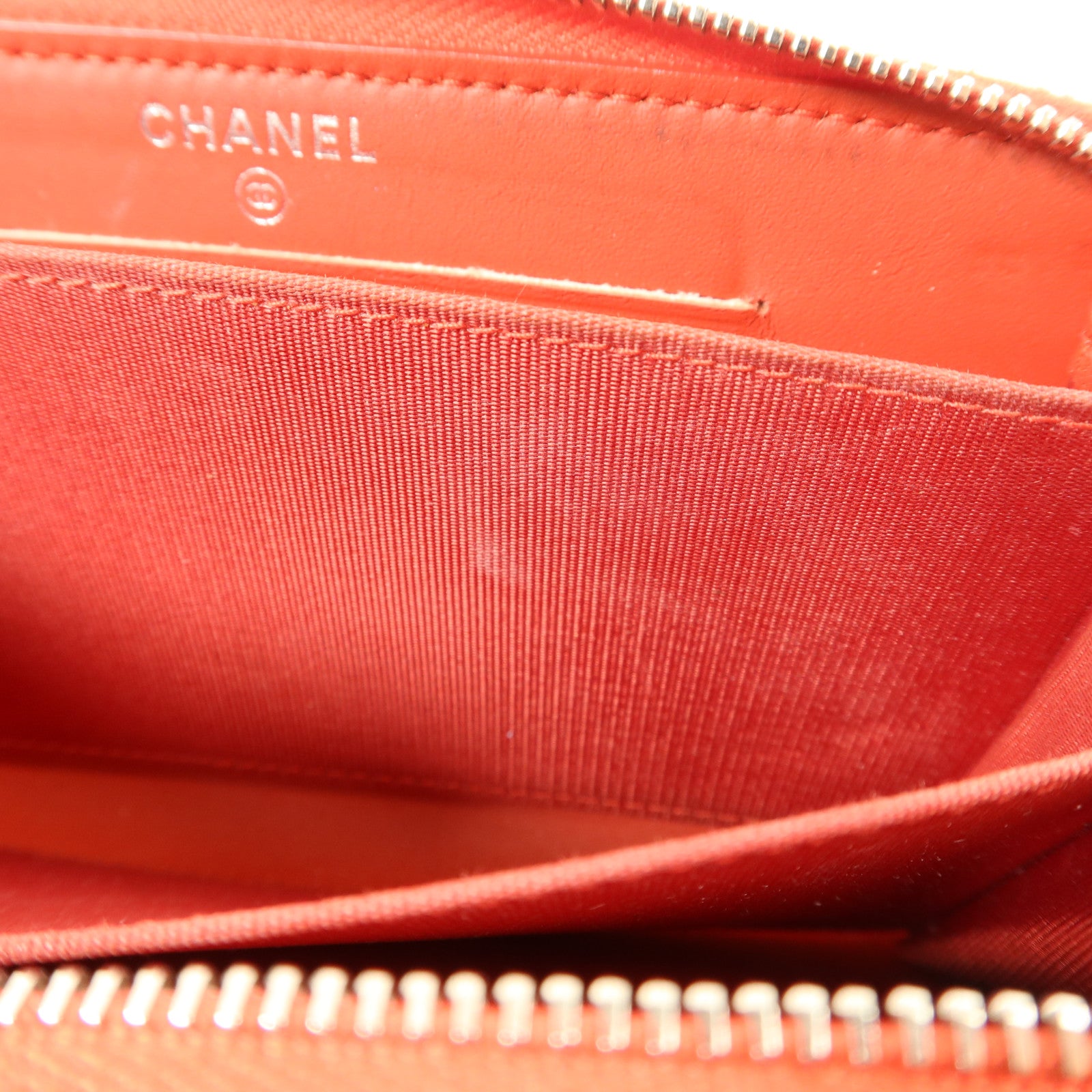 CHANEL 牛皮皮革Zipper Wallet錢包