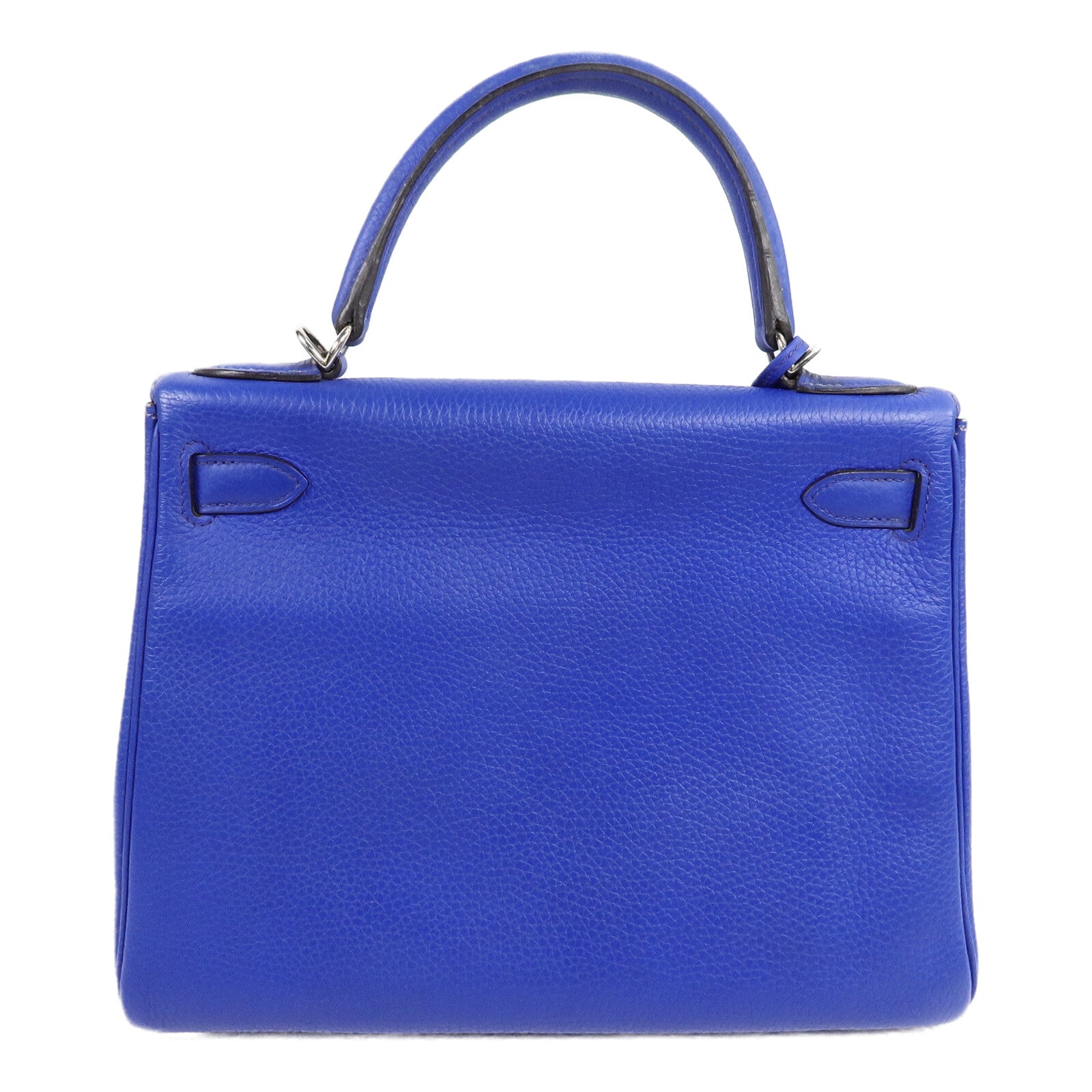 HERMES Togo皮革Kelly 28手挽肩背兩用袋Electric Blue