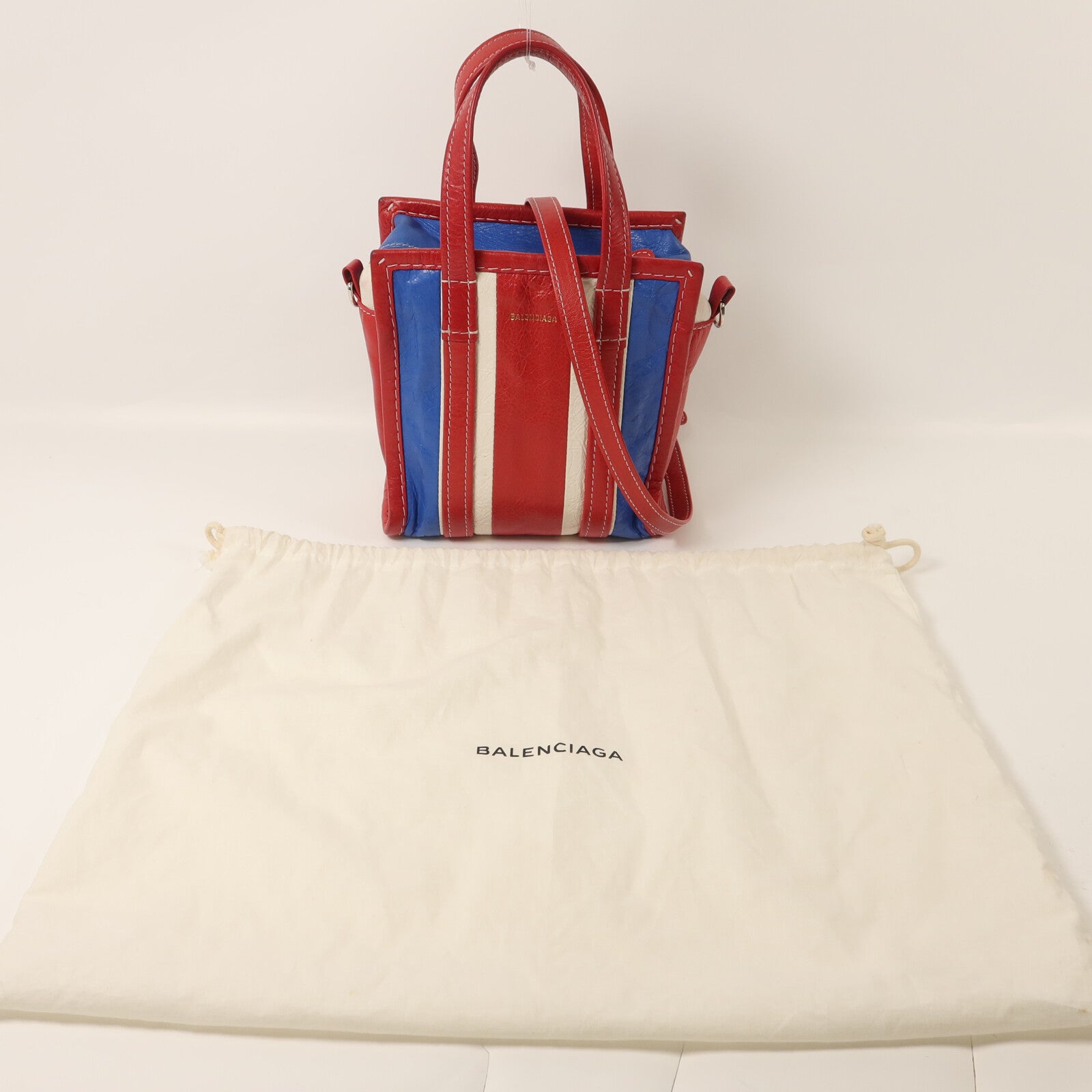 BALENCIAGA 羊皮皮革Bazar Bag手挽肩背兩用袋