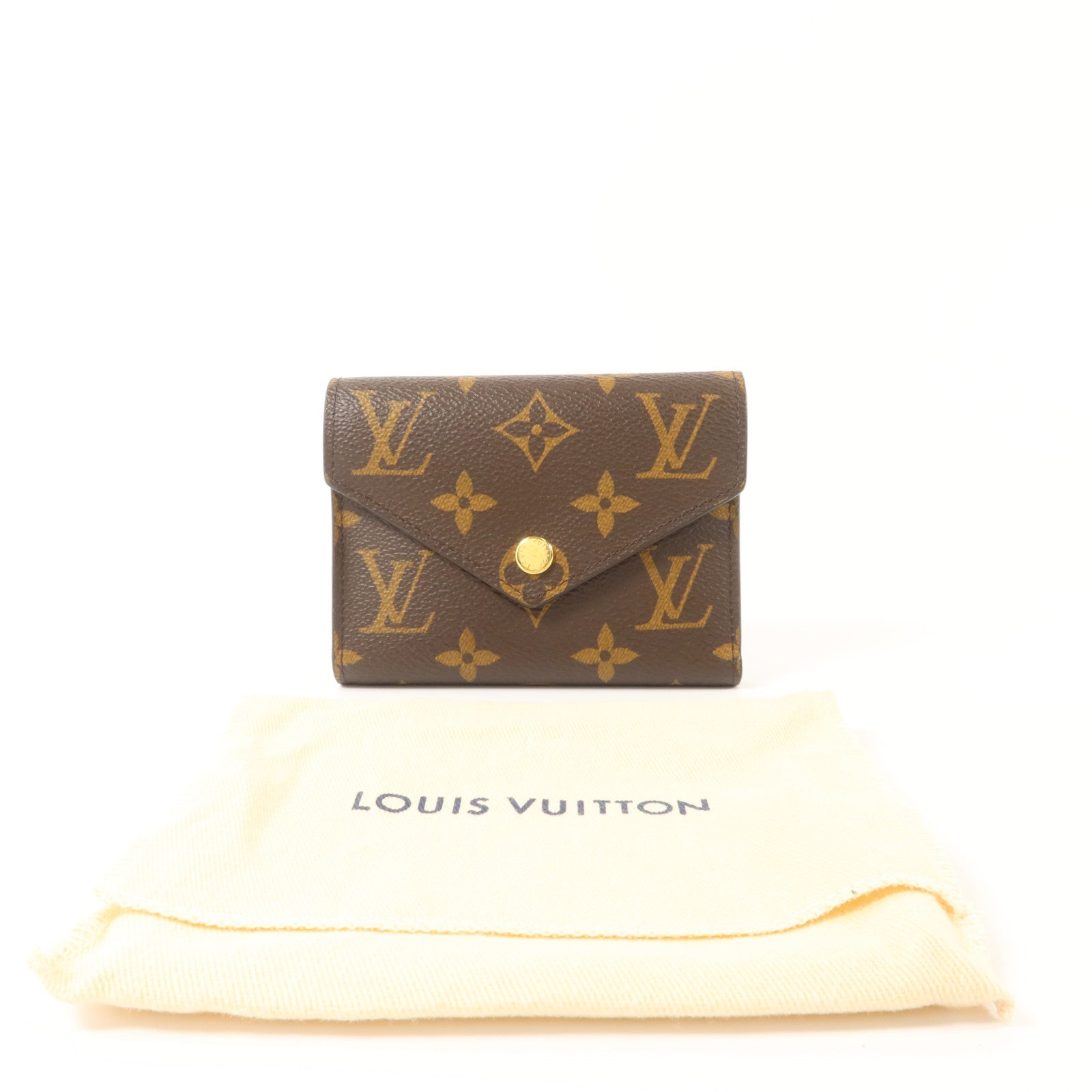 LOUIS VUITTON Monogram Victorine Walle金扣t錢包