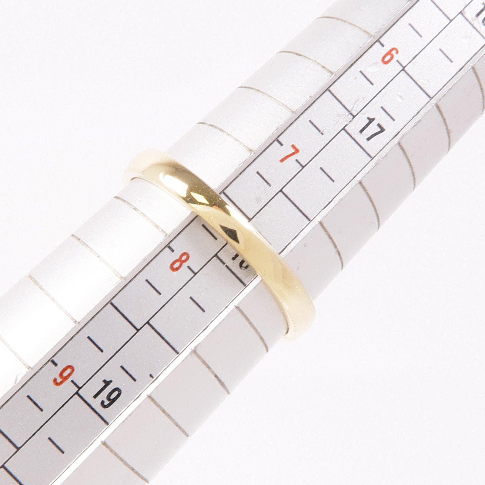 JEWELRY 【激減優惠】18K黃金Ruby/Diamond Ring紅寶石/鑽石戒指US#7.75