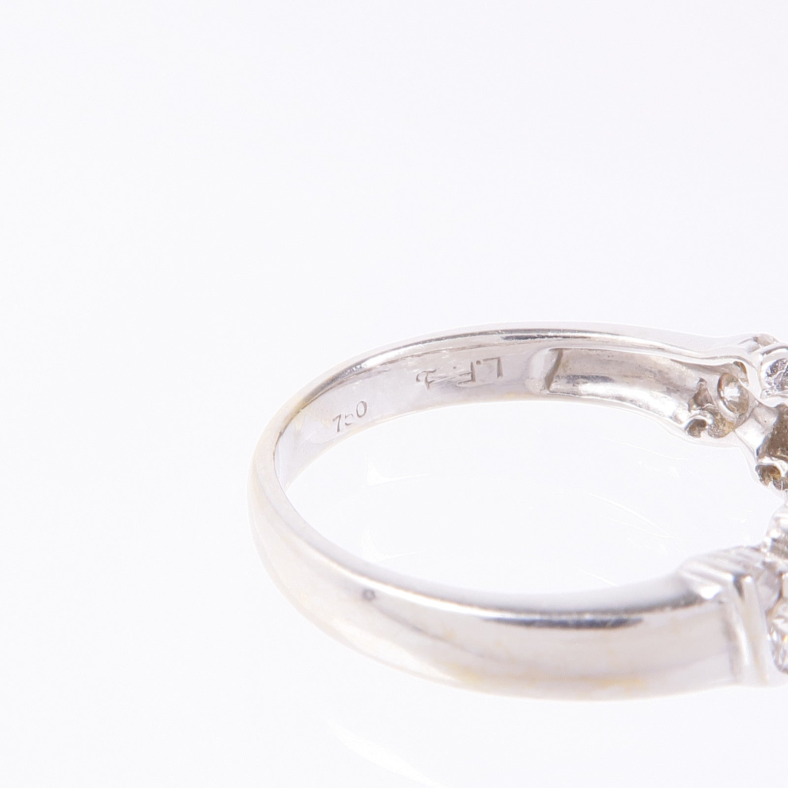 JEWELRY Diamond Ring 18K White Gold US#5.75