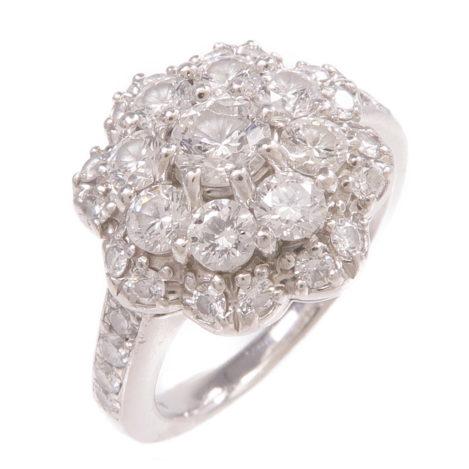 JEWELRY 【激減優惠】PT900鉑金Diamond Ring鑽石戒指US#5