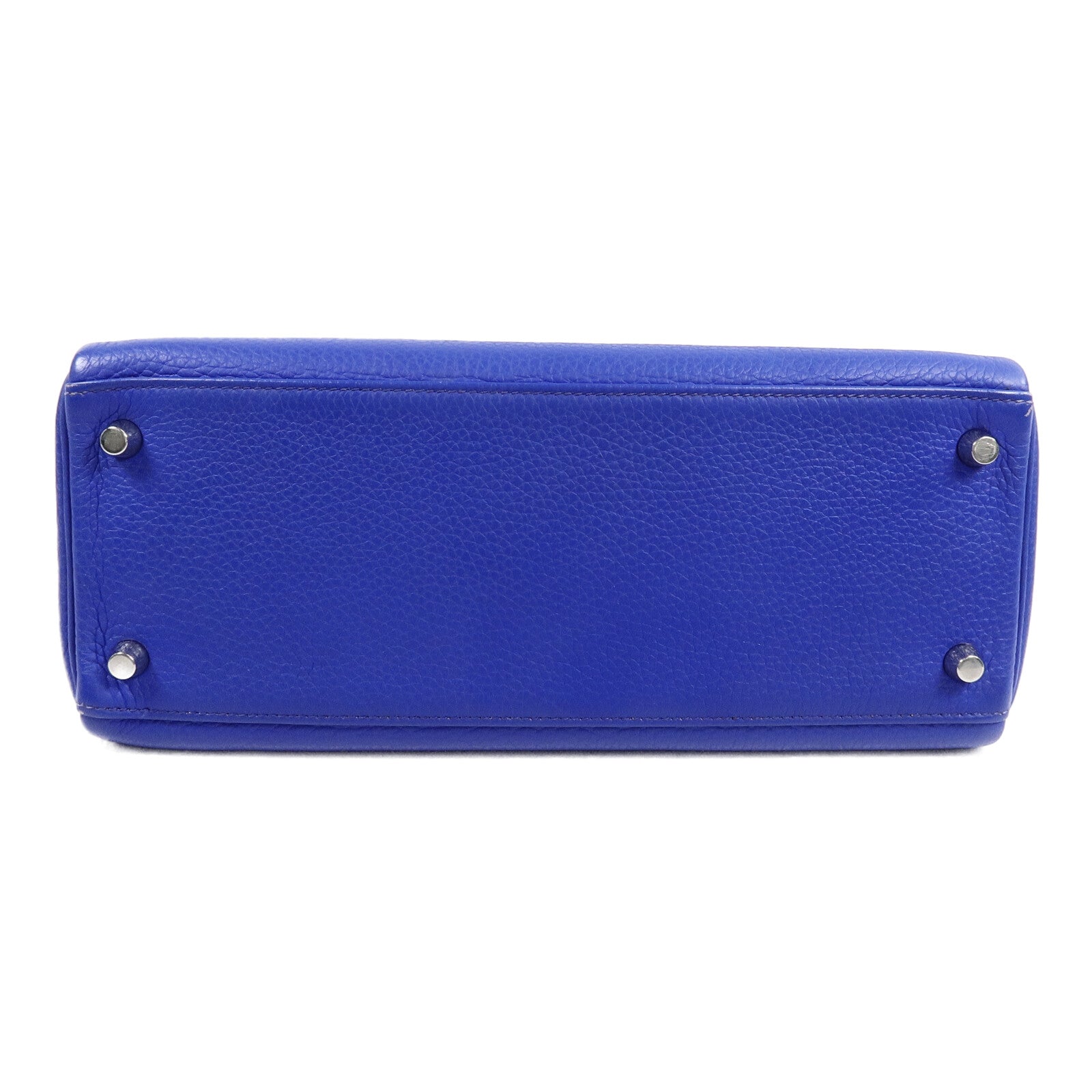 HERMES Togo皮革Kelly 28手挽肩背兩用袋Electric Blue