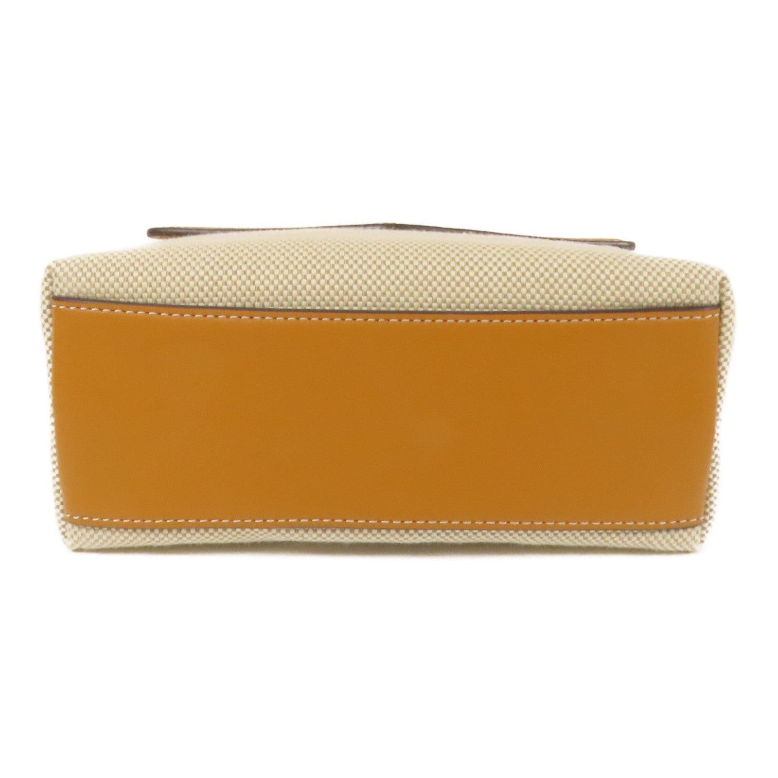 Tory Burch 帆布/皮革2way Shoulder Bag金扣手挽肩背兩用袋