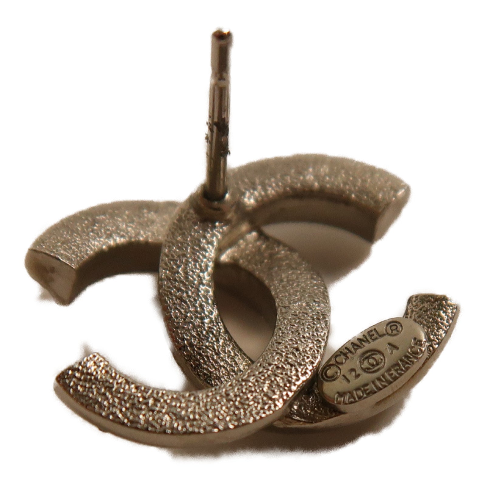 CHANEL 金屬Earrings耳環銀色