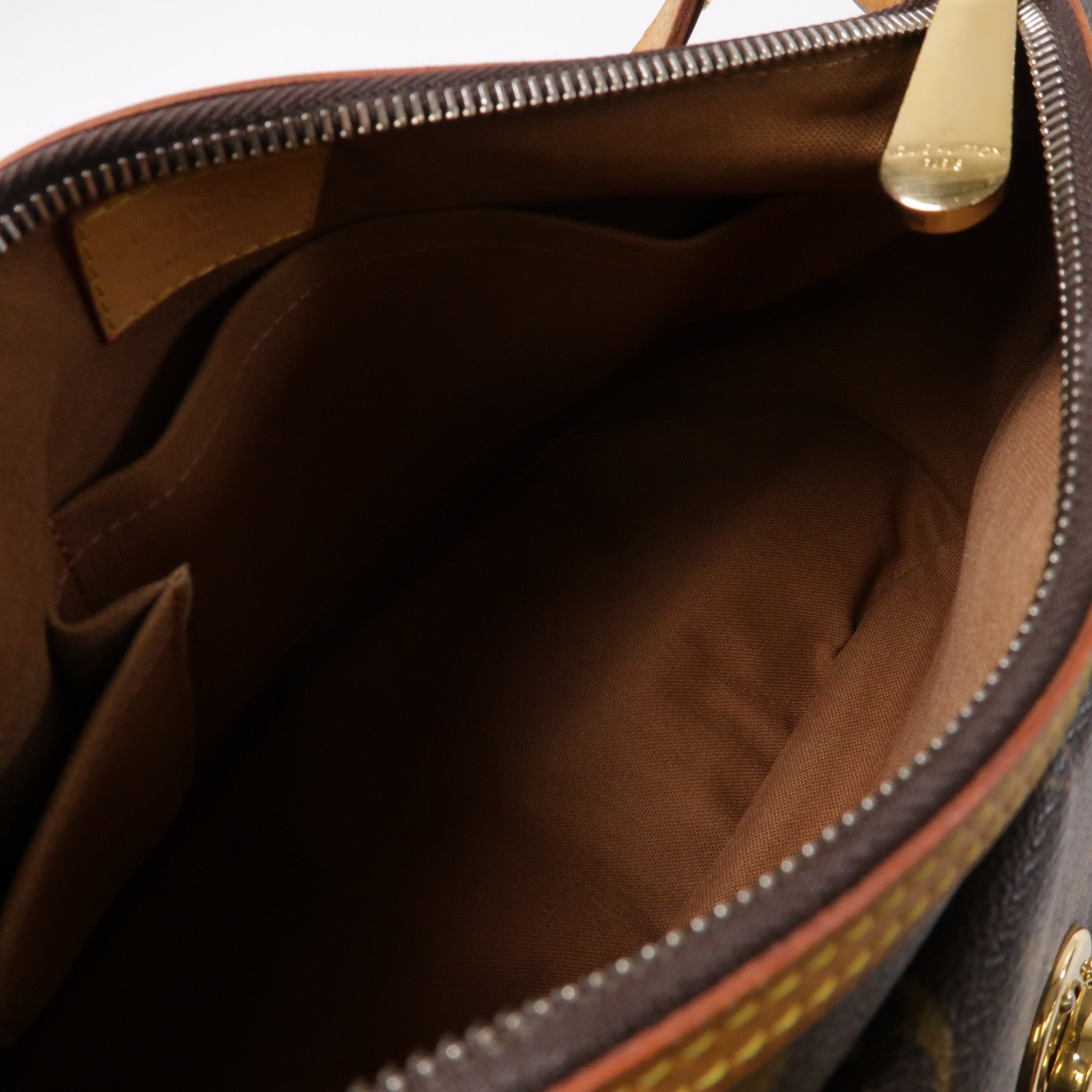 LOUIS VUITTON Monogram Tikal GM金扣肩背袋啡色