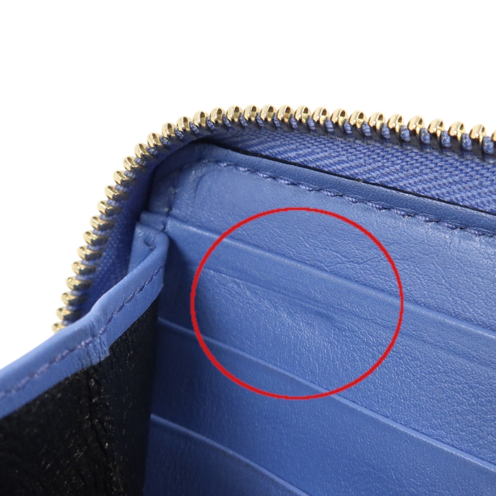 GUCCI 牛皮皮革Zipper Long Wallet金扣長錢包