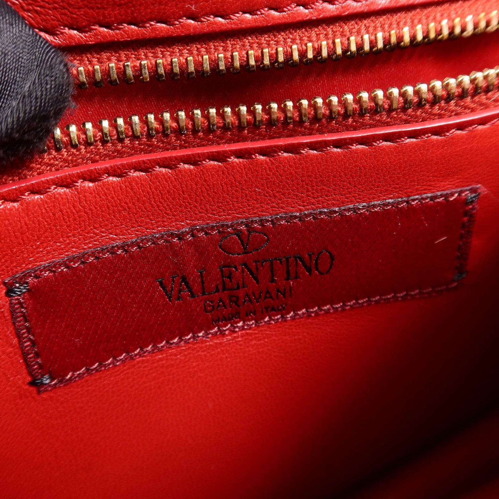 Valentino 蛇皮皮革Rockstud Bag肩背袋
