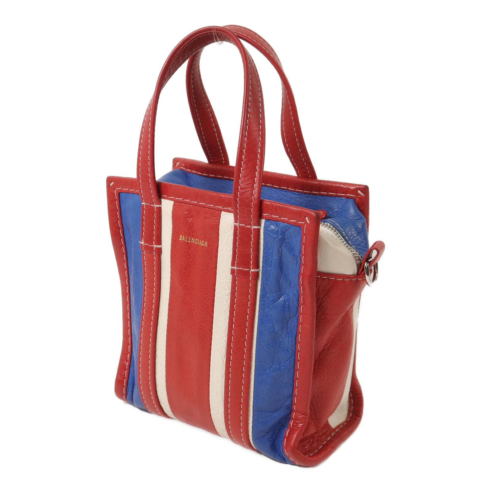 BALENCIAGA 羊皮皮革Bazar Bag手挽肩背兩用袋