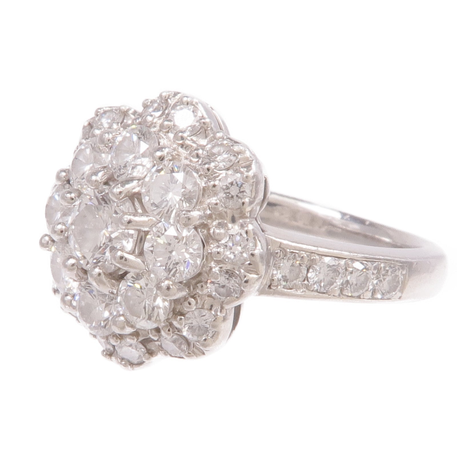 JEWELRY 【激減優惠】PT900鉑金Diamond Ring鑽石戒指US#5